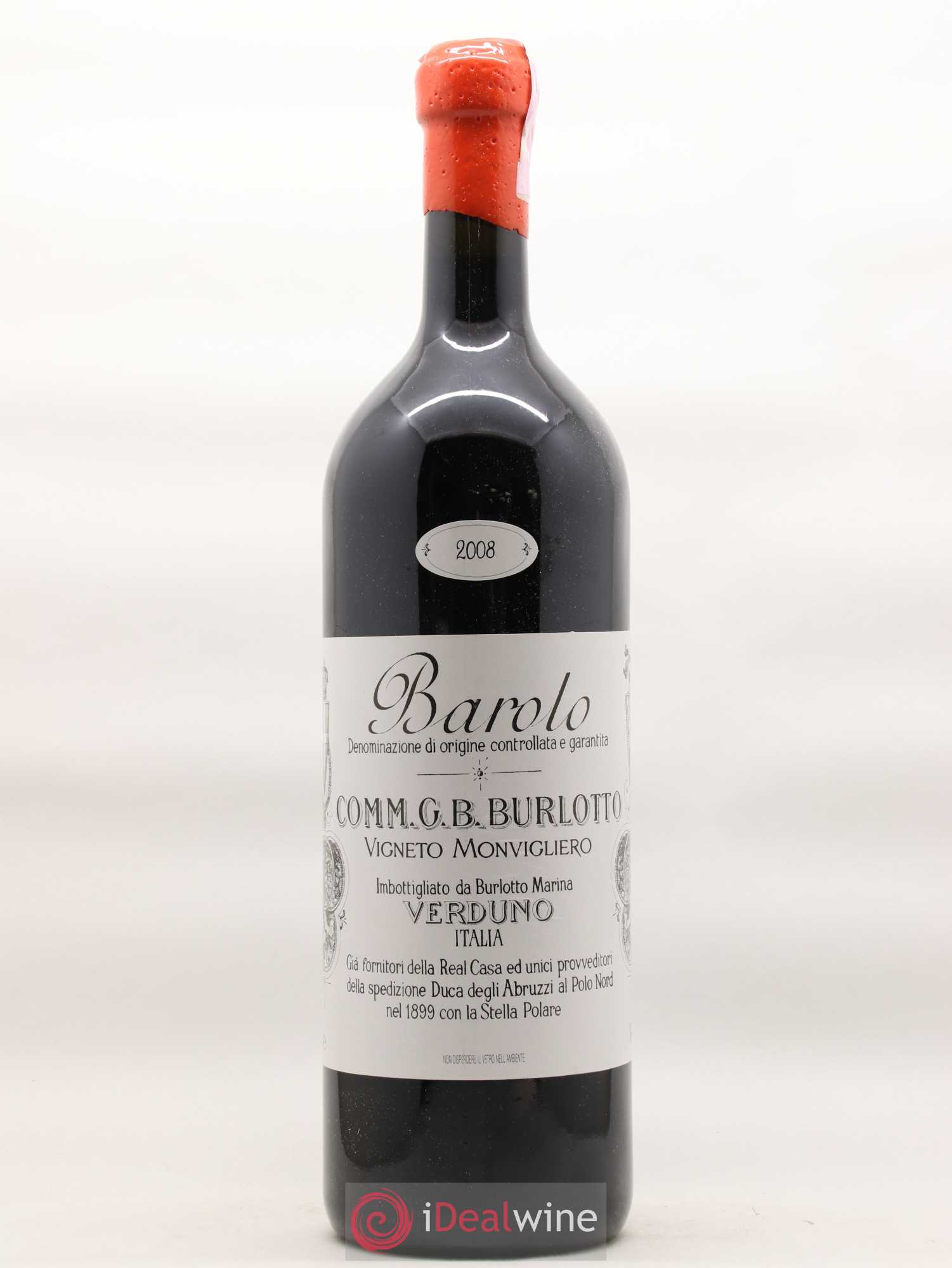 Barolo DOCG Monvigliero Comm. Giovan Battista Burlotto 2008 - Lot de 1 double magnum - 1