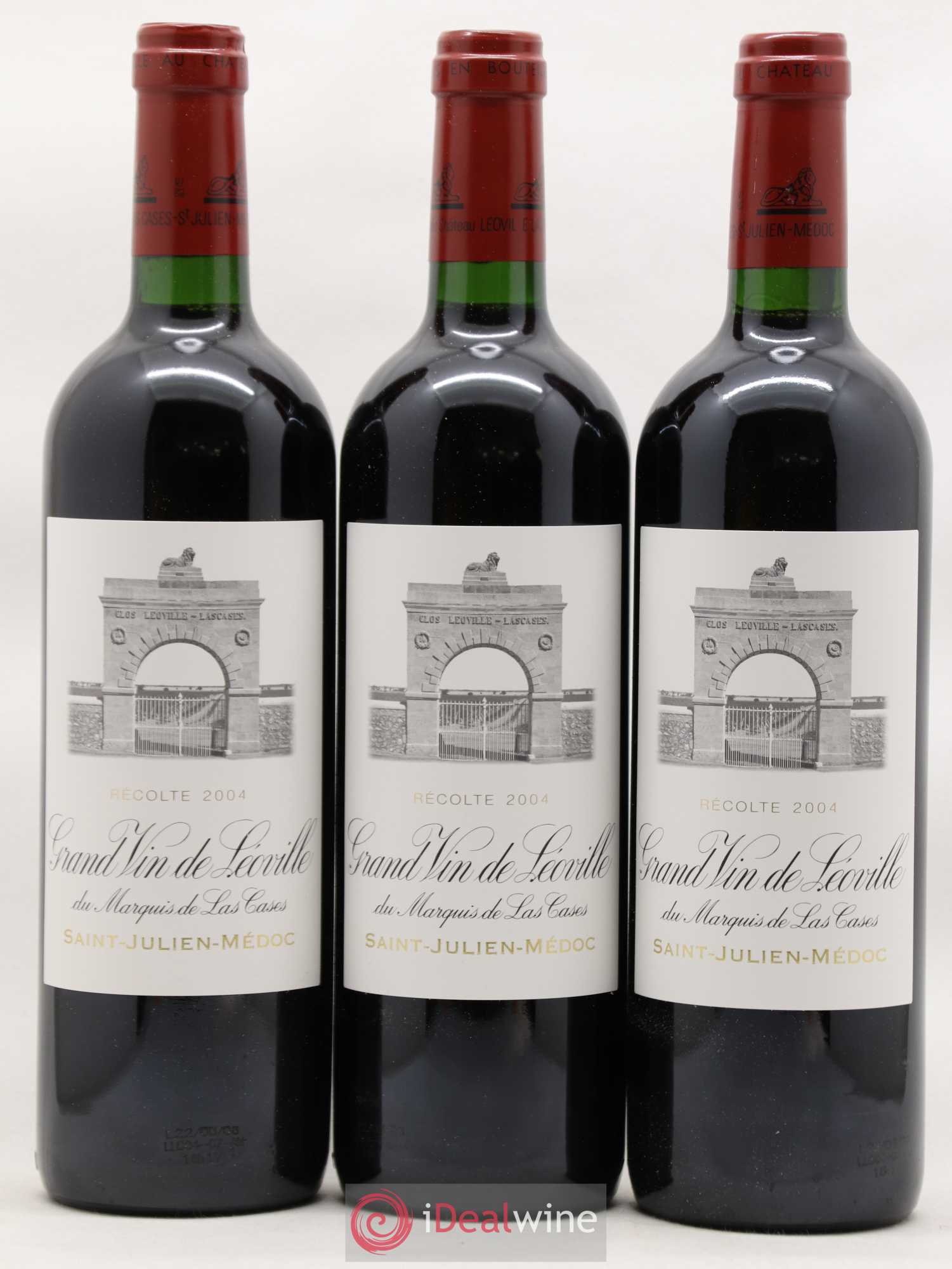 Château Léoville Las Cases 2ème Grand Cru Classé 2004 - Lot de 6 bouteilles - 2