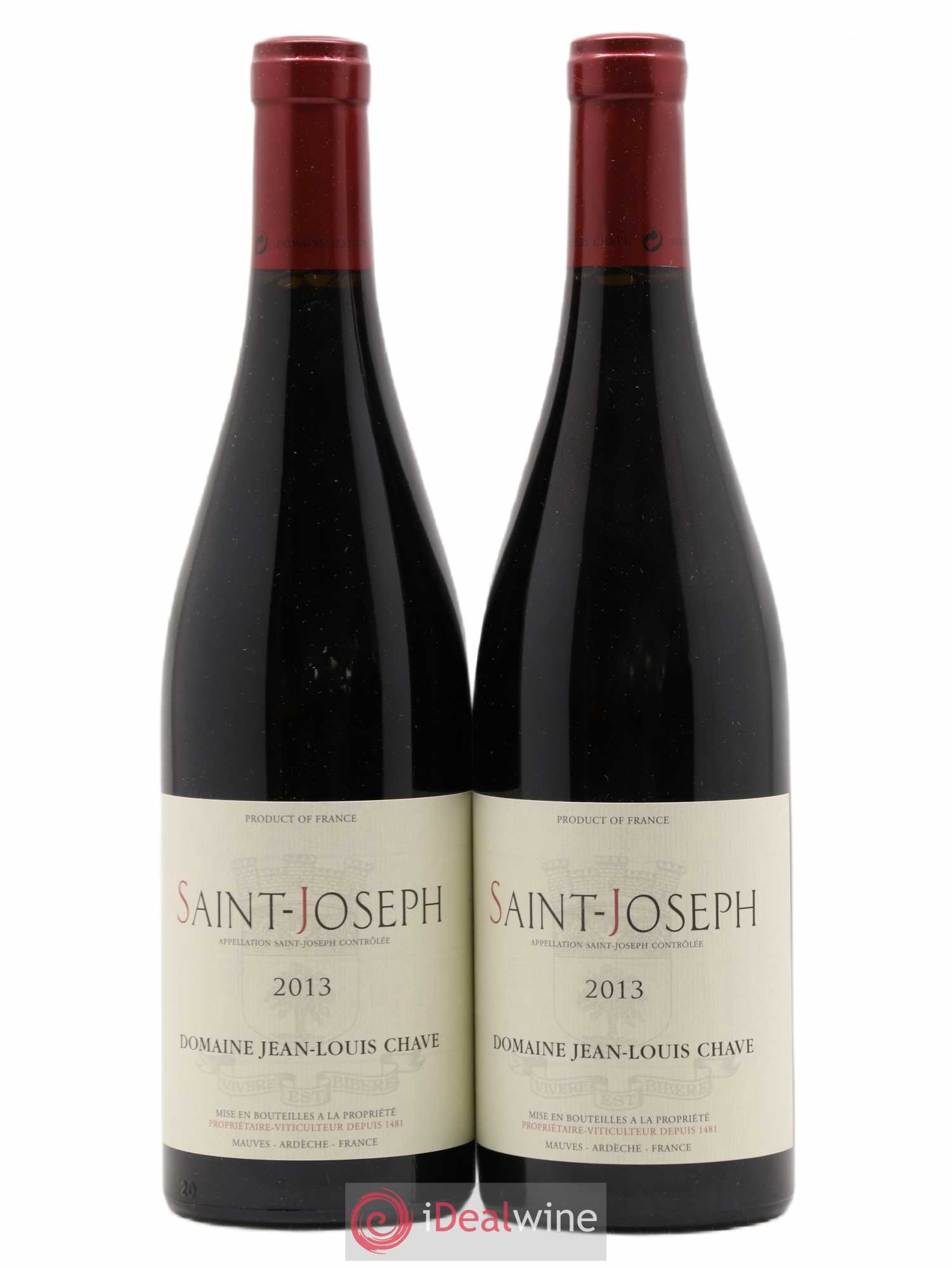 Saint-Joseph Jean-Louis Chave 2013 - Lot de 2 bouteilles - 0