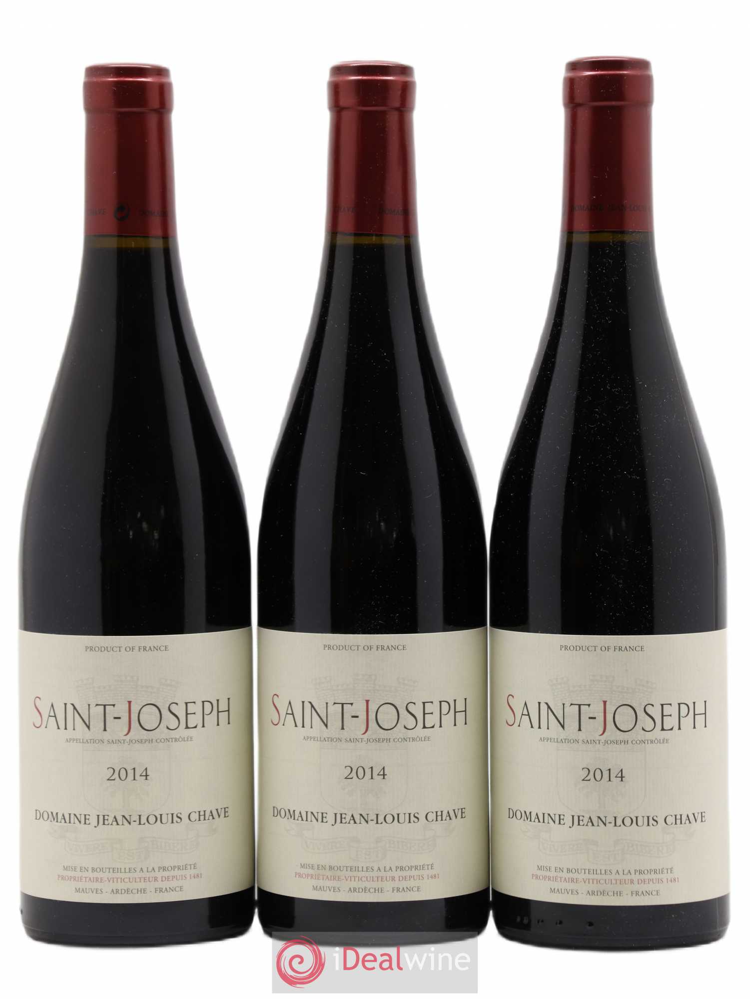 Saint-Joseph Jean-Louis Chave 2014 - Lot de 3 bouteilles - 0