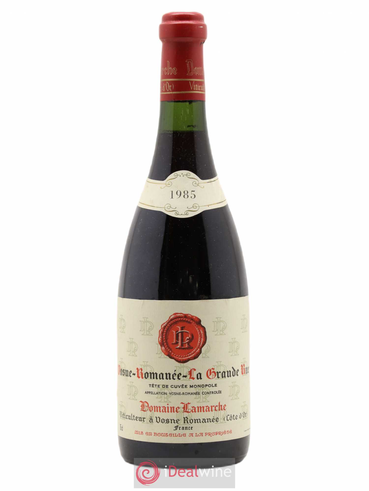 Vosne-Romanée Lamarche (Domaine) La Grande Rue Tête de Cuvée 1985 - Lot de 1 bouteille - 0