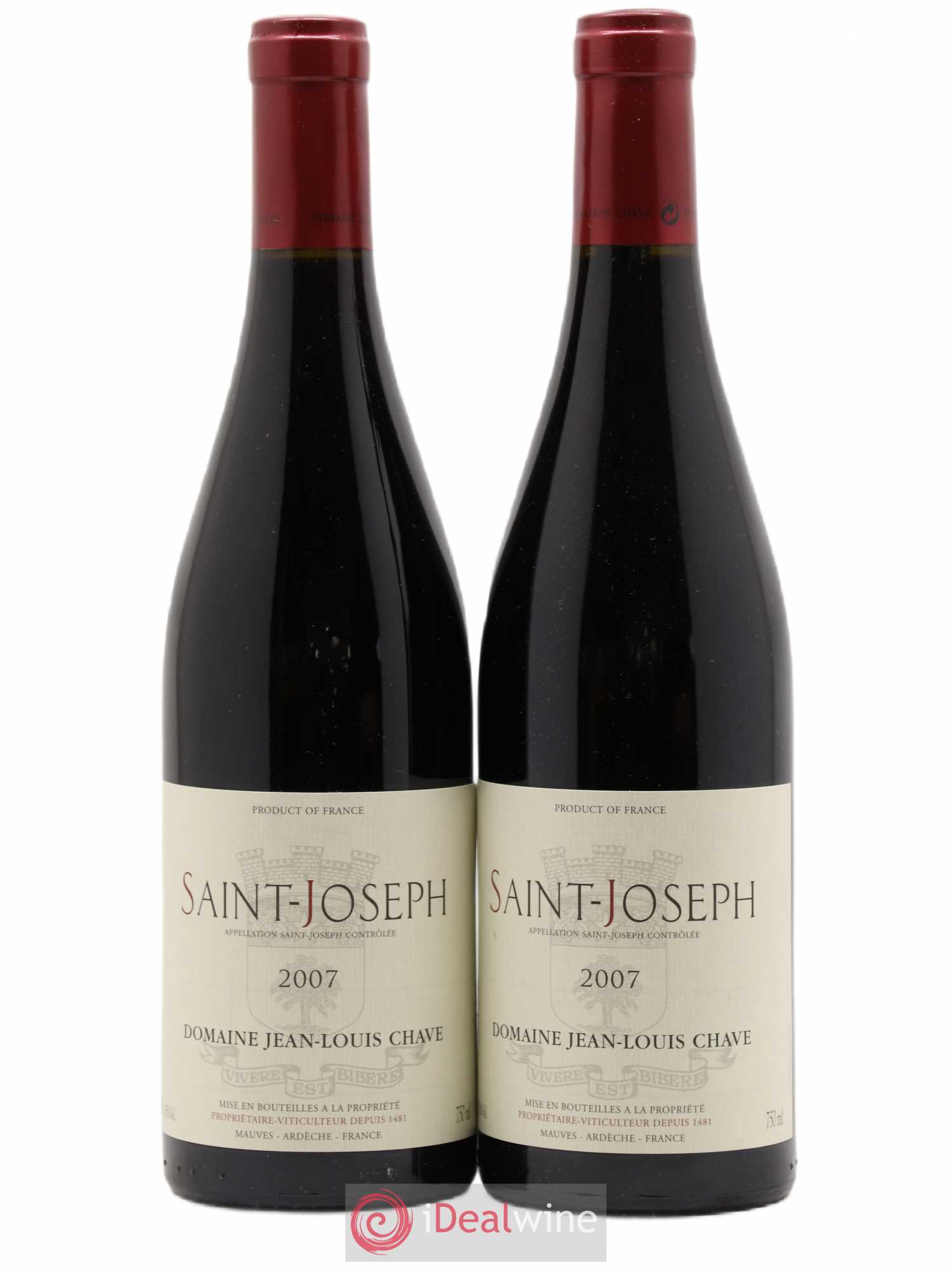 Saint-Joseph Jean-Louis Chave 2007 - Lot de 2 bouteilles - 0