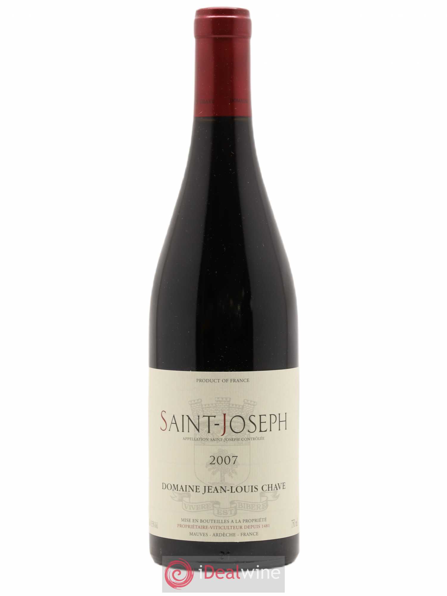 Saint-Joseph Jean-Louis Chave 2007 - Lot de 1 bouteille - 0