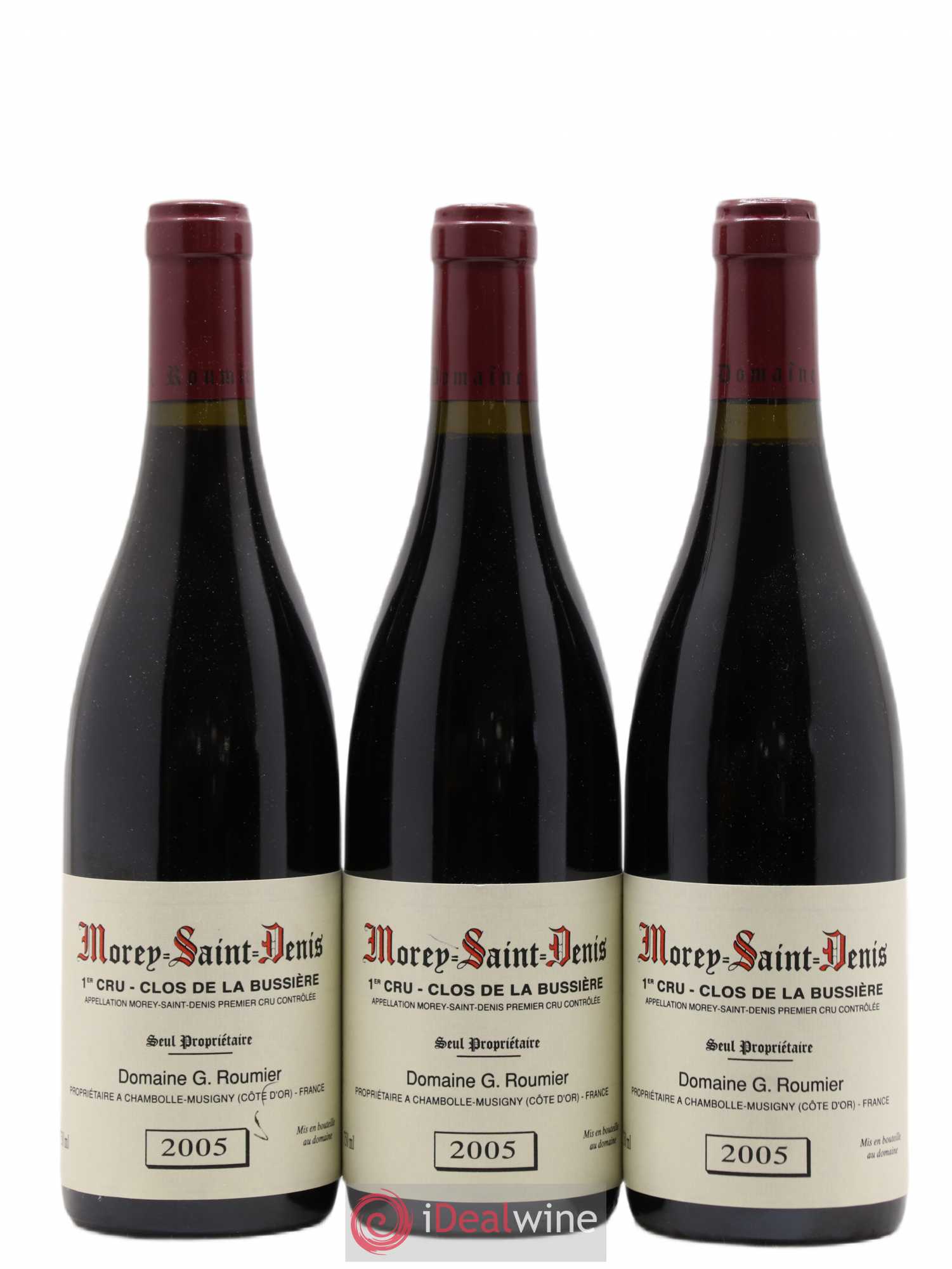 Morey-Saint-Denis 1er Cru Clos de la Bussière Georges Roumier (Domaine) 2005 - Lot de 3 bouteilles - 0