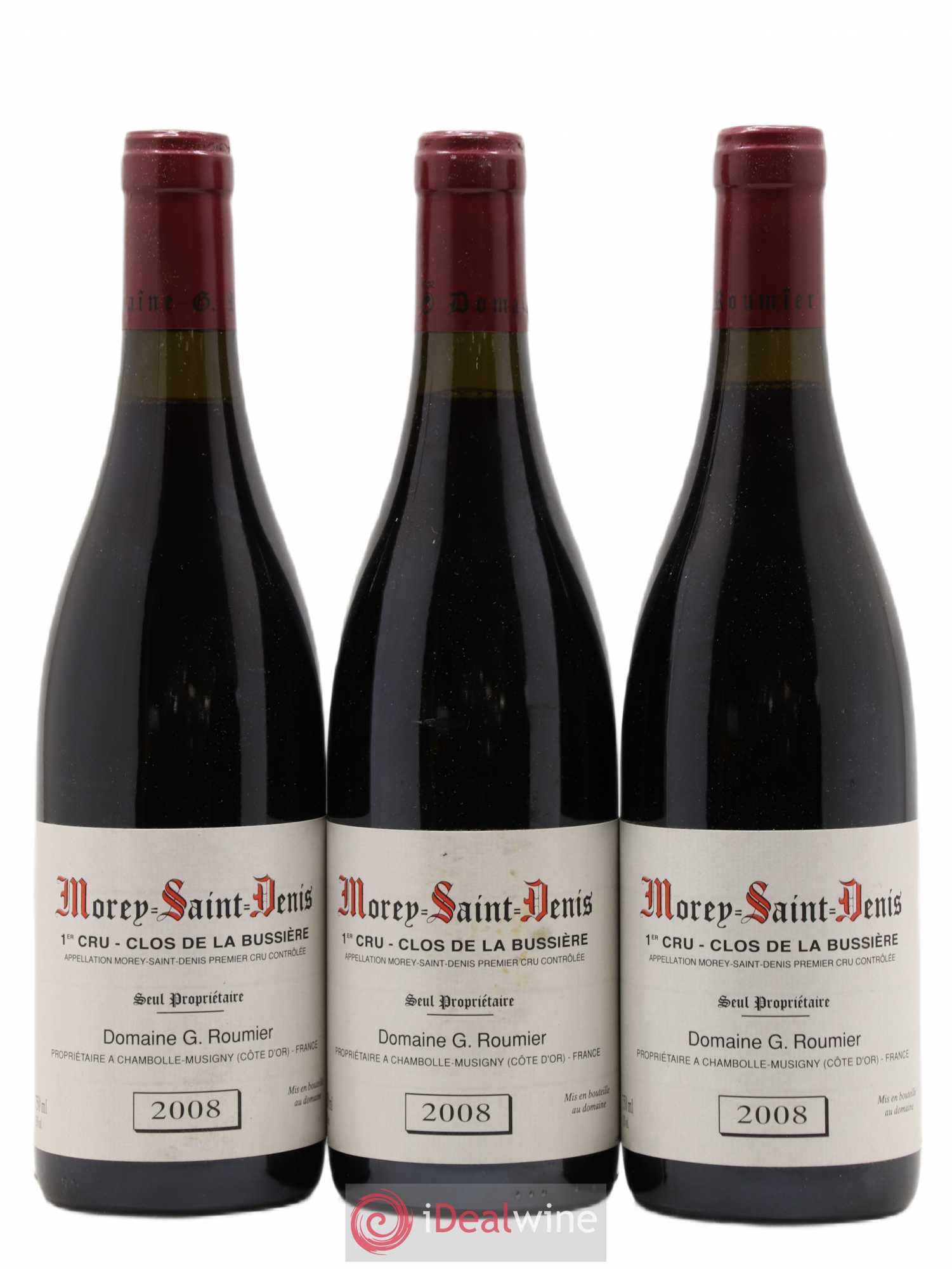 Morey-Saint-Denis 1er Cru Clos de la Bussière Georges Roumier (Domaine) 2008 - Lot de 3 bouteilles - 0
