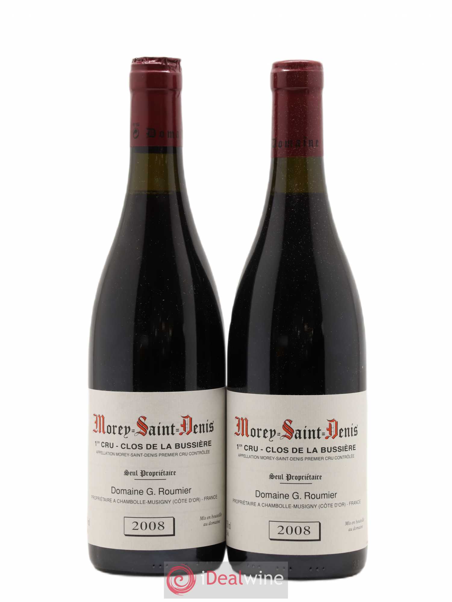 Morey-Saint-Denis 1er Cru Clos de la Bussière Georges Roumier (Domaine) 2008 - Lot de 2 bouteilles - 0