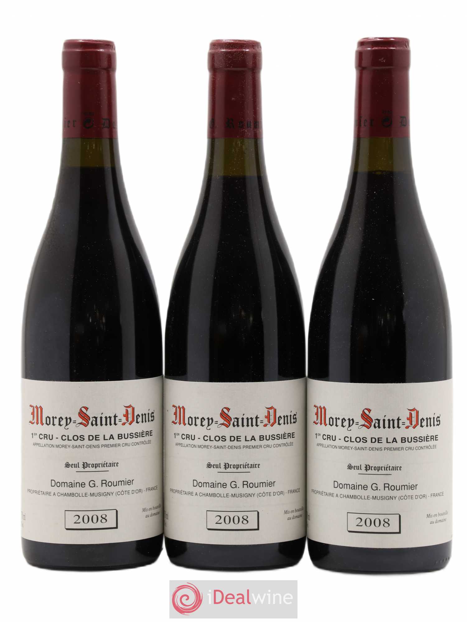 Morey-Saint-Denis 1er Cru Clos de la Bussière Georges Roumier (Domaine) 2008 - Lot de 3 bouteilles - 0