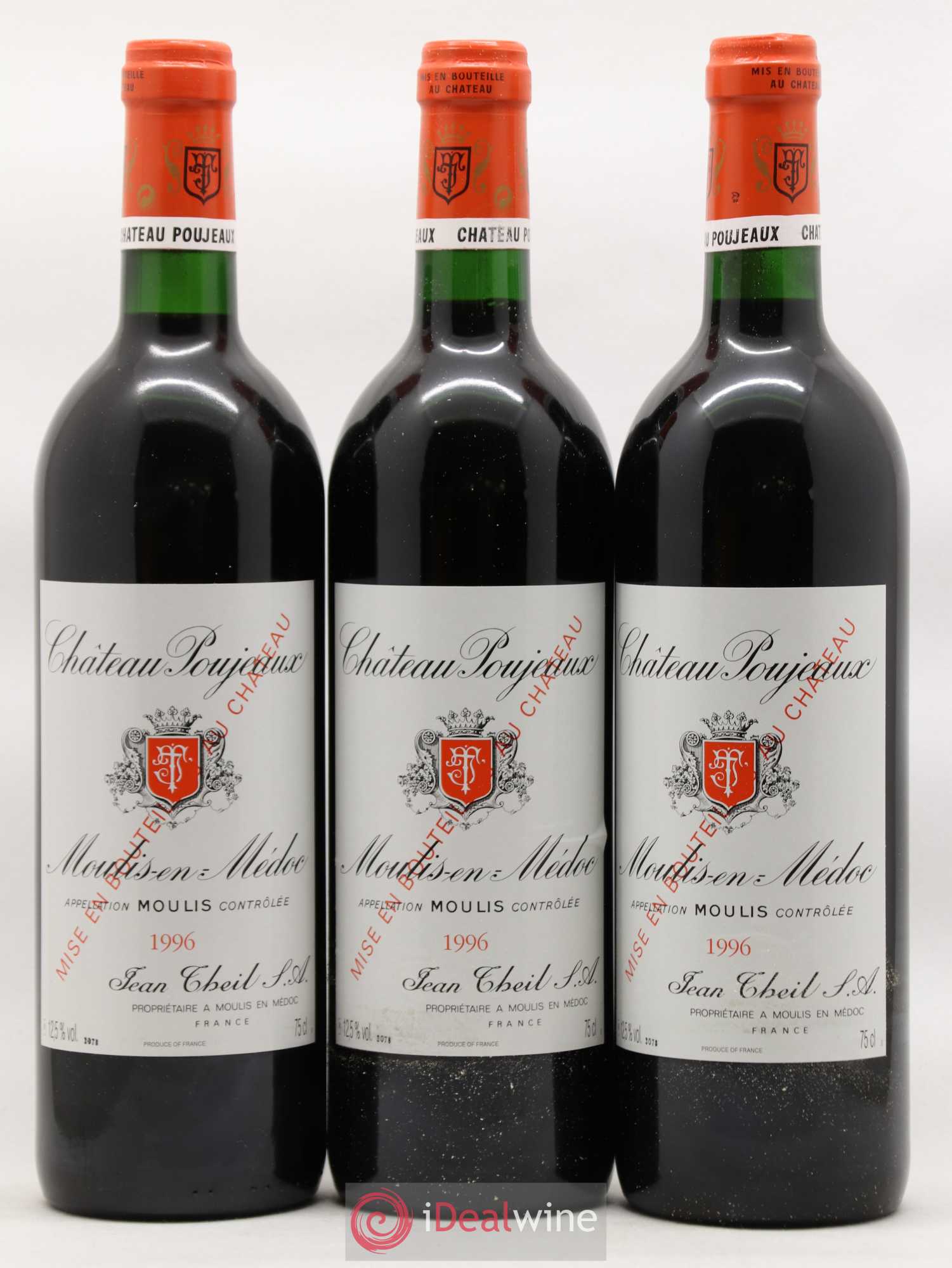 Château Poujeaux 1996 - Lot de 12 bouteilles - 3