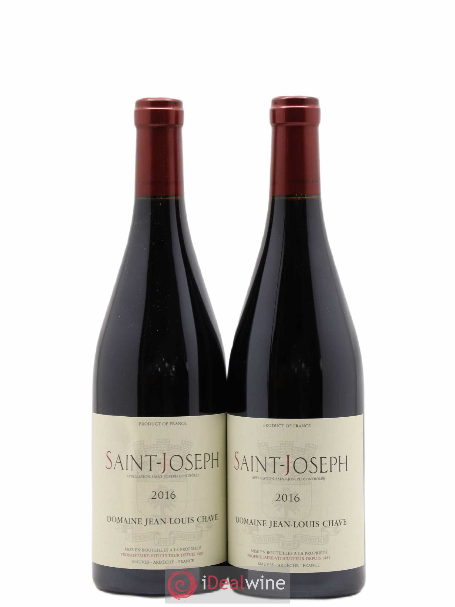 Saint-Joseph Jean-Louis Chave 2016 - Lot de 2 bouteilles - 0