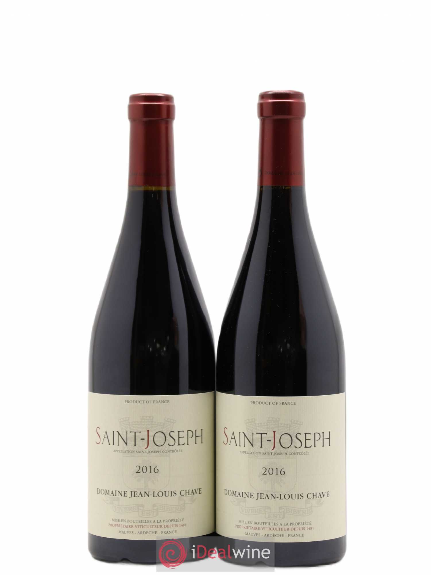 Saint-Joseph Jean-Louis Chave 2016 - Lot de 2 bouteilles - 0