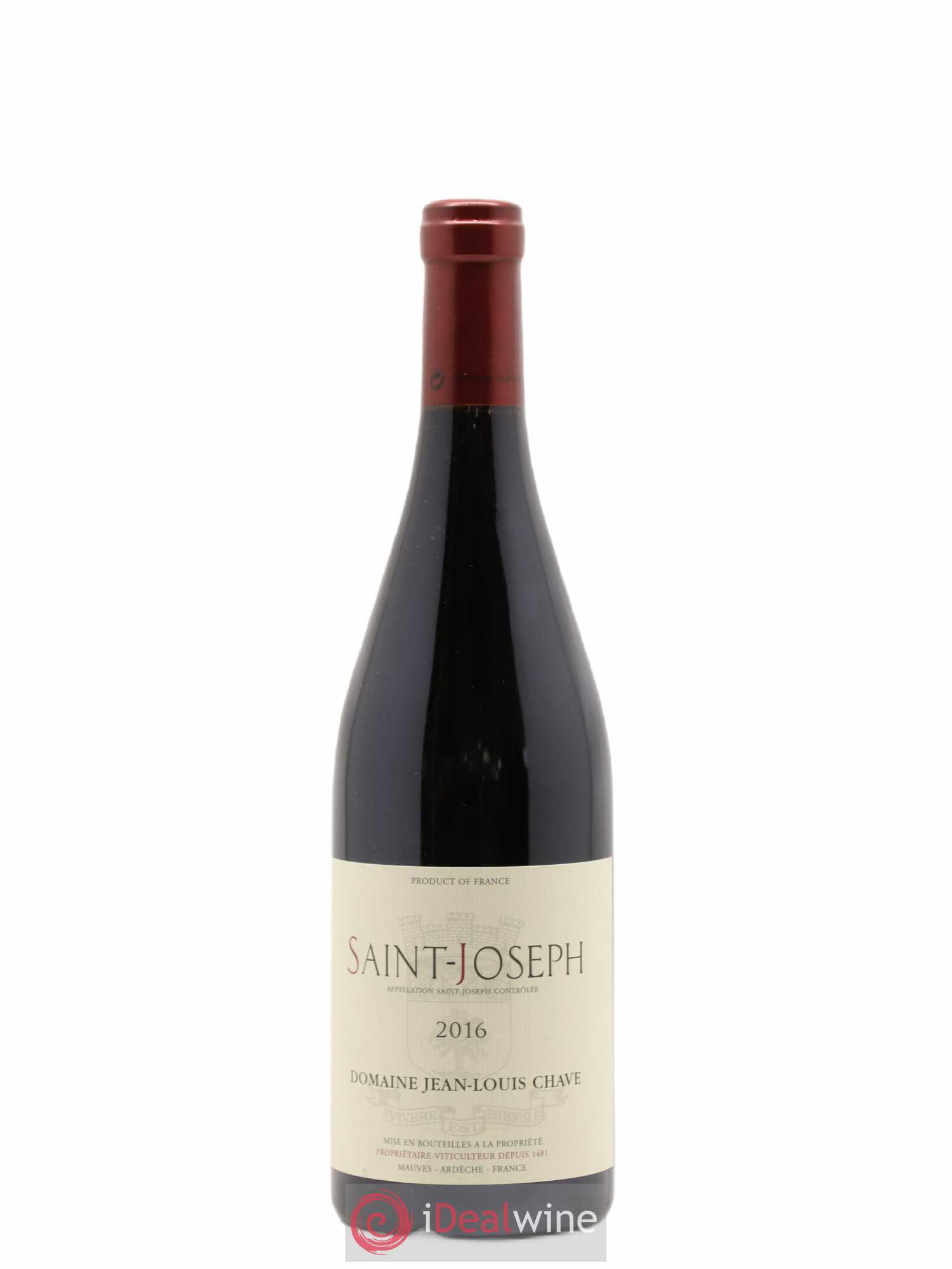 Saint-Joseph Jean-Louis Chave 2016 - Lot de 1 bouteille - 0