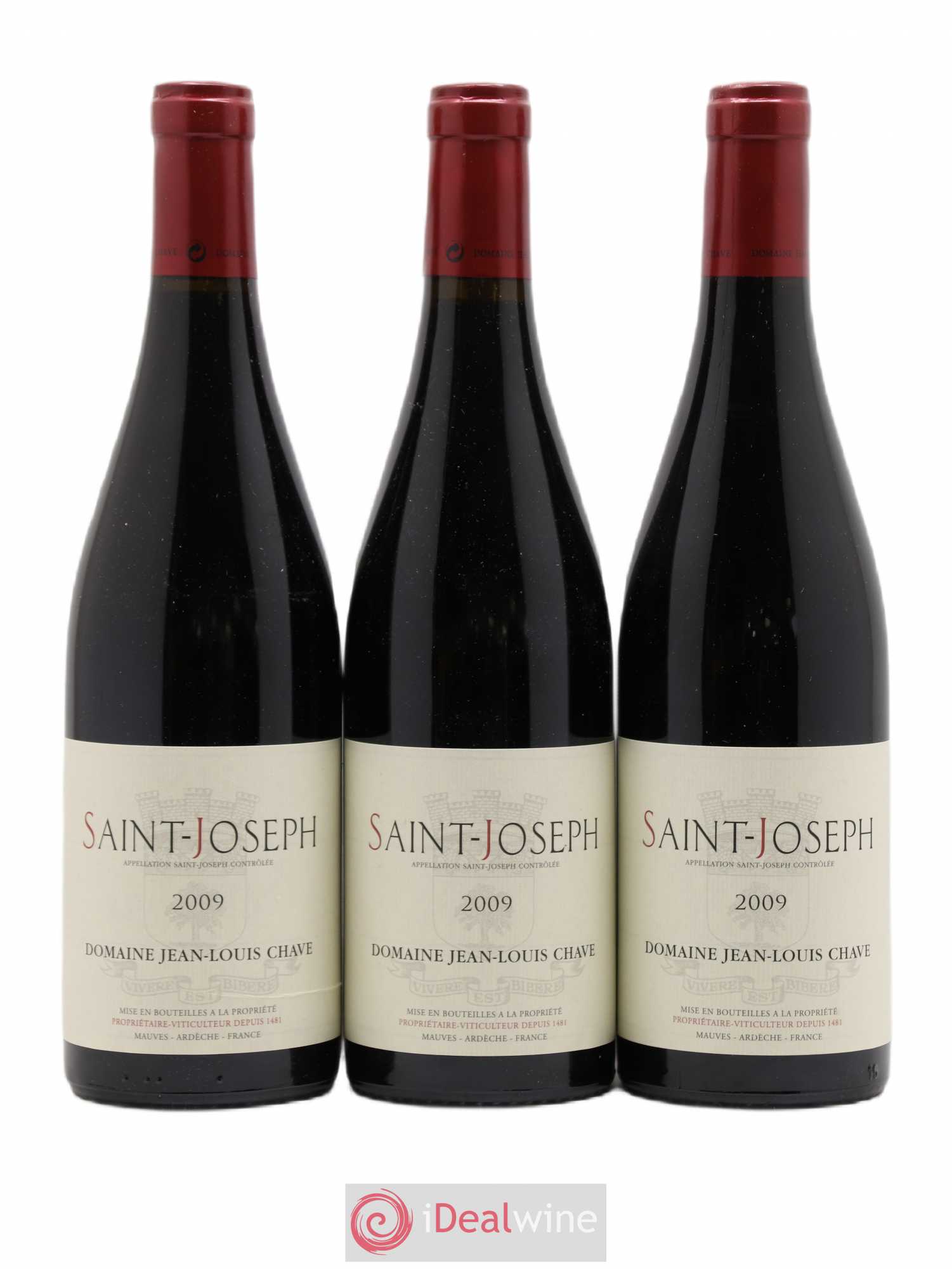 Saint-Joseph Jean-Louis Chave 2009 - Lot de 3 bouteilles - 0