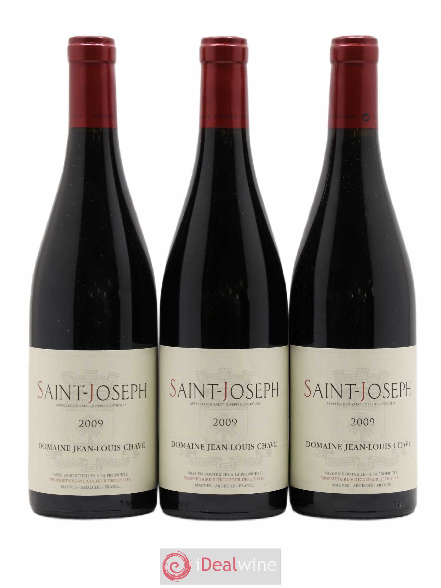 Saint-Joseph Jean-Louis Chave 2009 - Lot de 3 bouteilles - 0