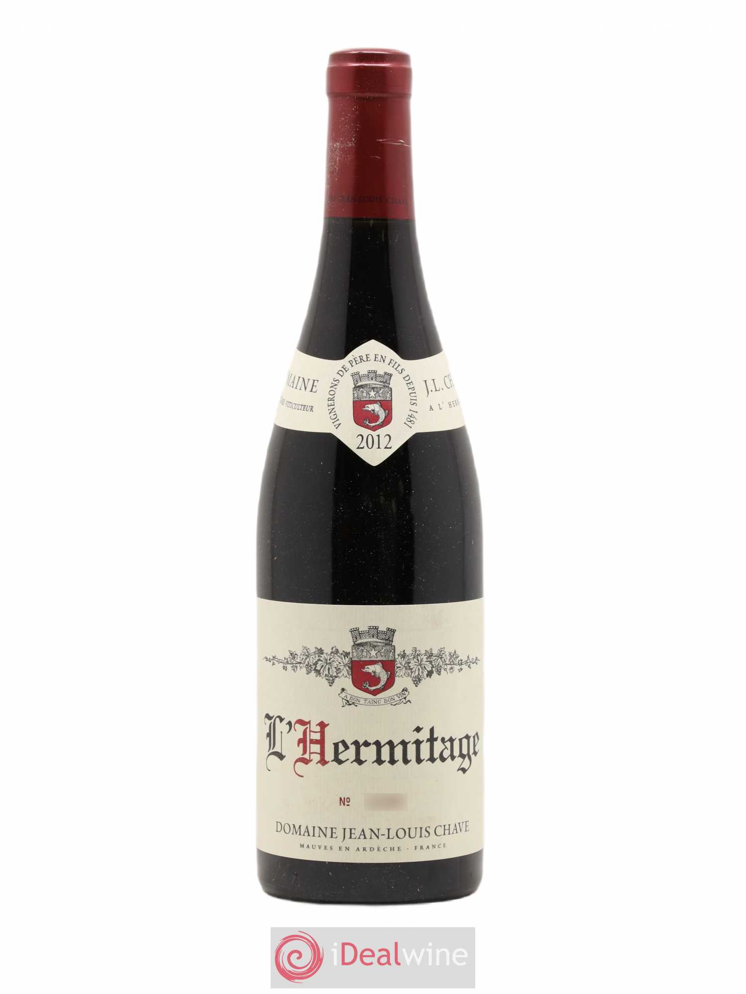 Hermitage Jean-Louis Chave 2012 - Lot de 1 bouteille - 0