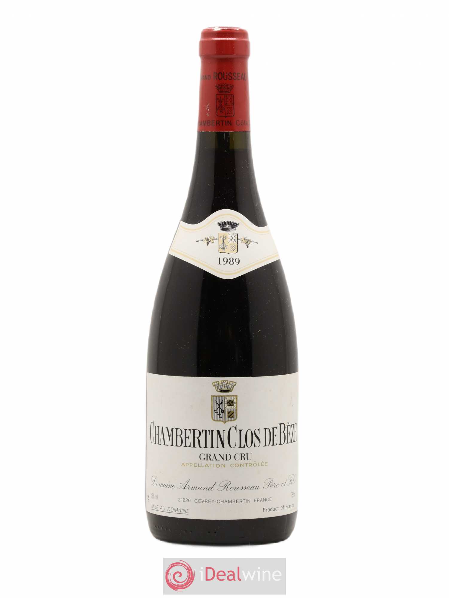 Chambertin Clos de Bèze Grand Cru Armand Rousseau (Domaine) 1989 - Lot de 1 bouteille - 0