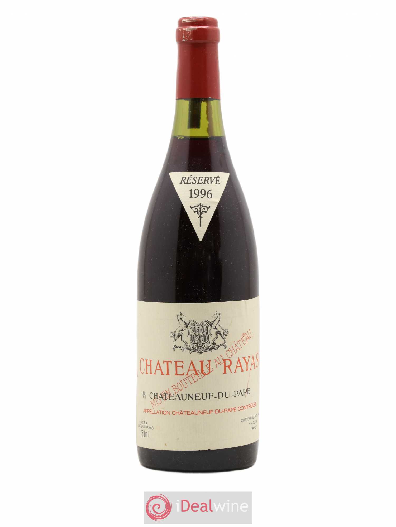 Châteauneuf-du-Pape Château Rayas Emmanuel Reynaud 1996 - Lot de 1 bouteille - 0