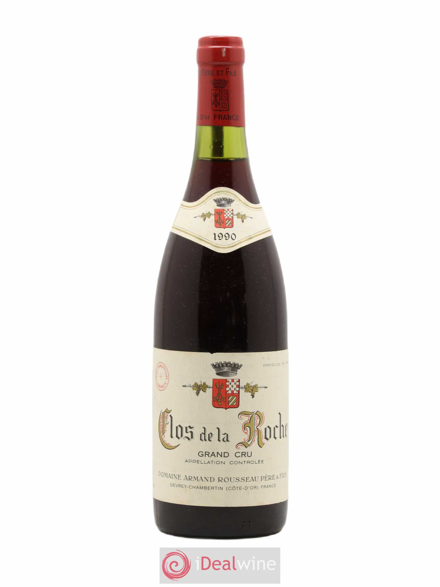 Clos de la Roche Grand Cru Armand Rousseau (Domaine) 1990 - Lot de 1 bouteille - 0