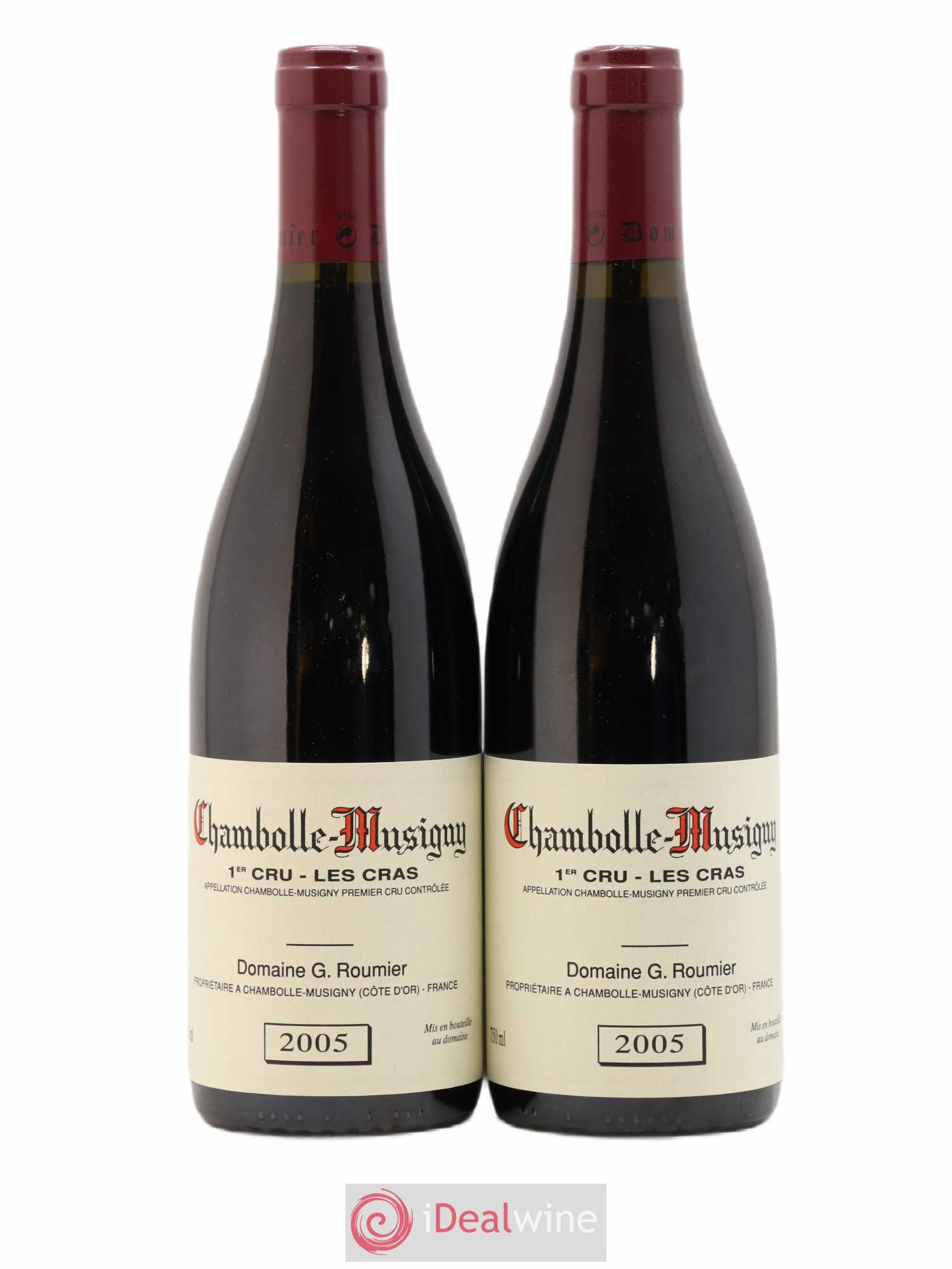 Chambolle-Musigny 1er Cru Les Cras Georges Roumier (Domaine) 2005 - Lot de 2 bouteilles - 0