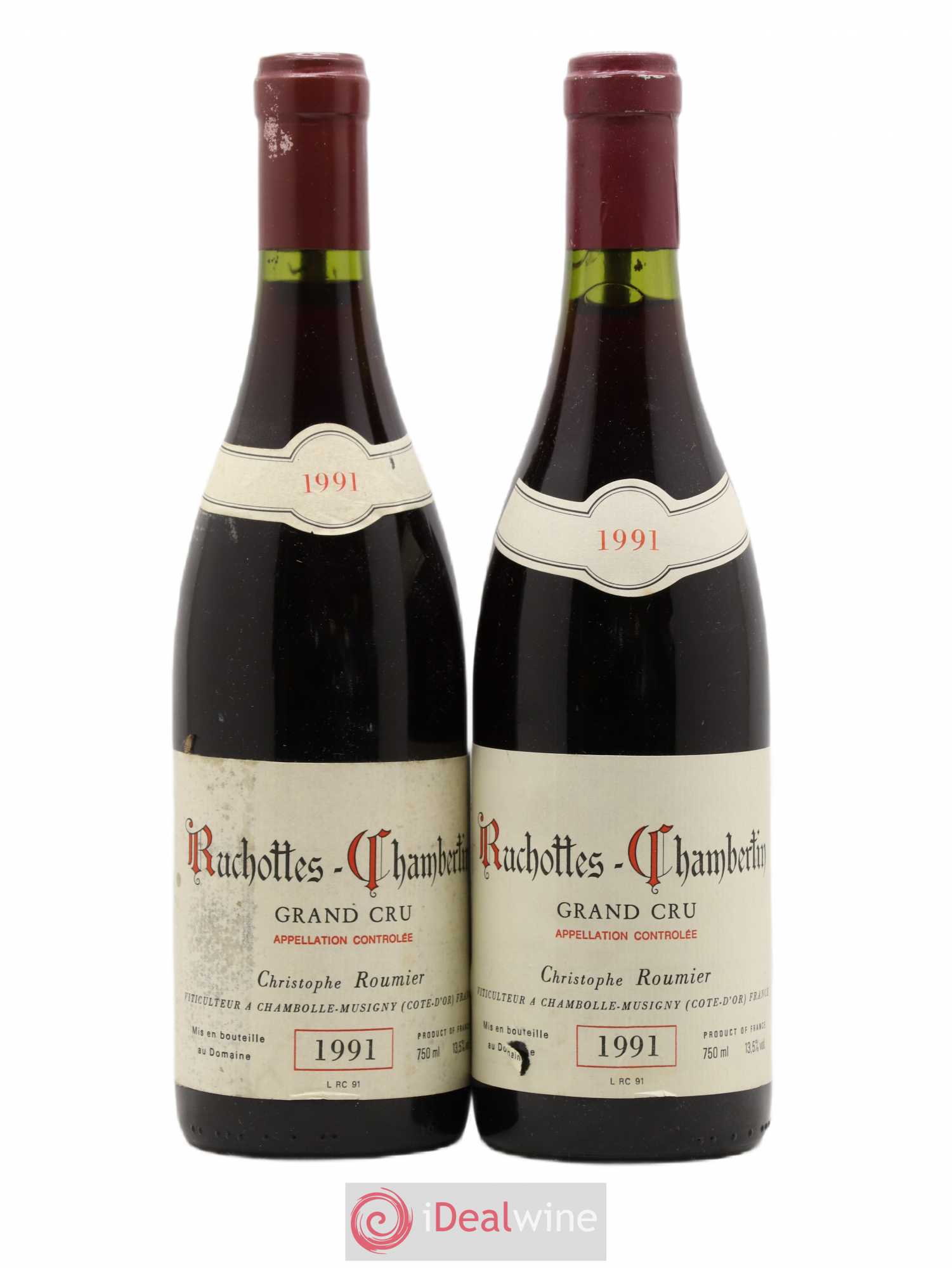 Ruchottes-Chambertin Grand Cru Christophe Roumier 1991 - Lotto di 2 bottiglie - 0