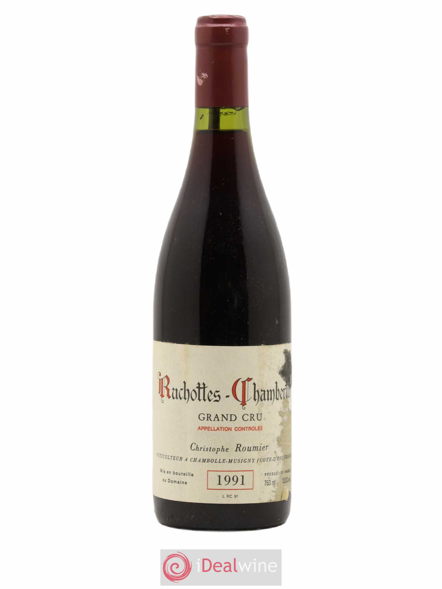Ruchottes-Chambertin Grand Cru Christophe Roumier 1991 - Lot de 1 bouteille - 0