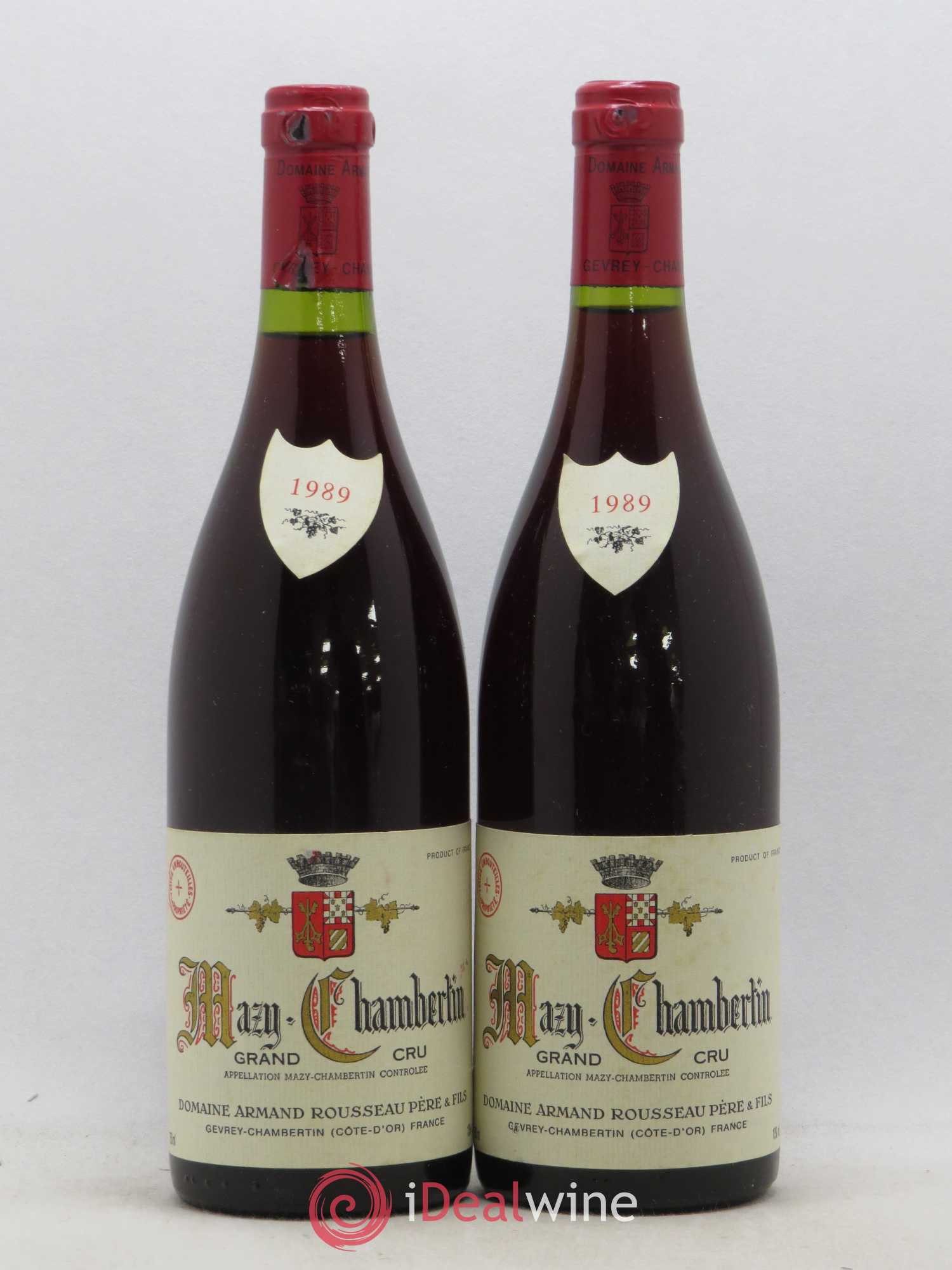 Mazis-Chambertin Grand Cru Armand Rousseau (Domaine) 1989 - Lot de 2 bouteilles - 0