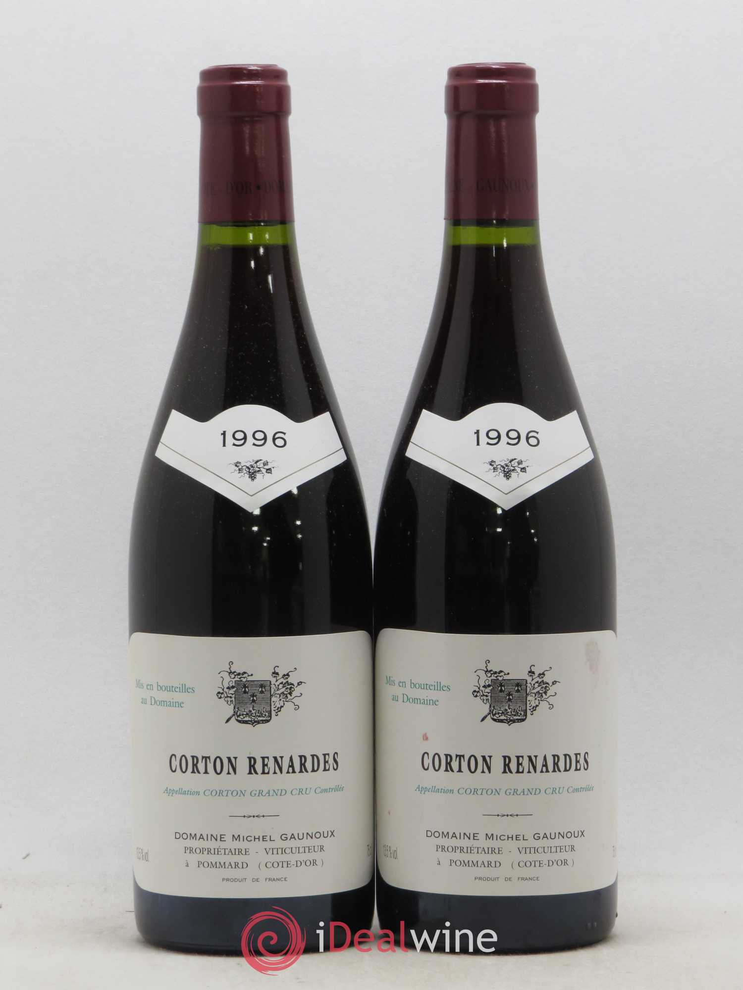 Corton Grand Cru Renardes Michel Gaunoux 1996 - Lot de 2 bouteilles - 0