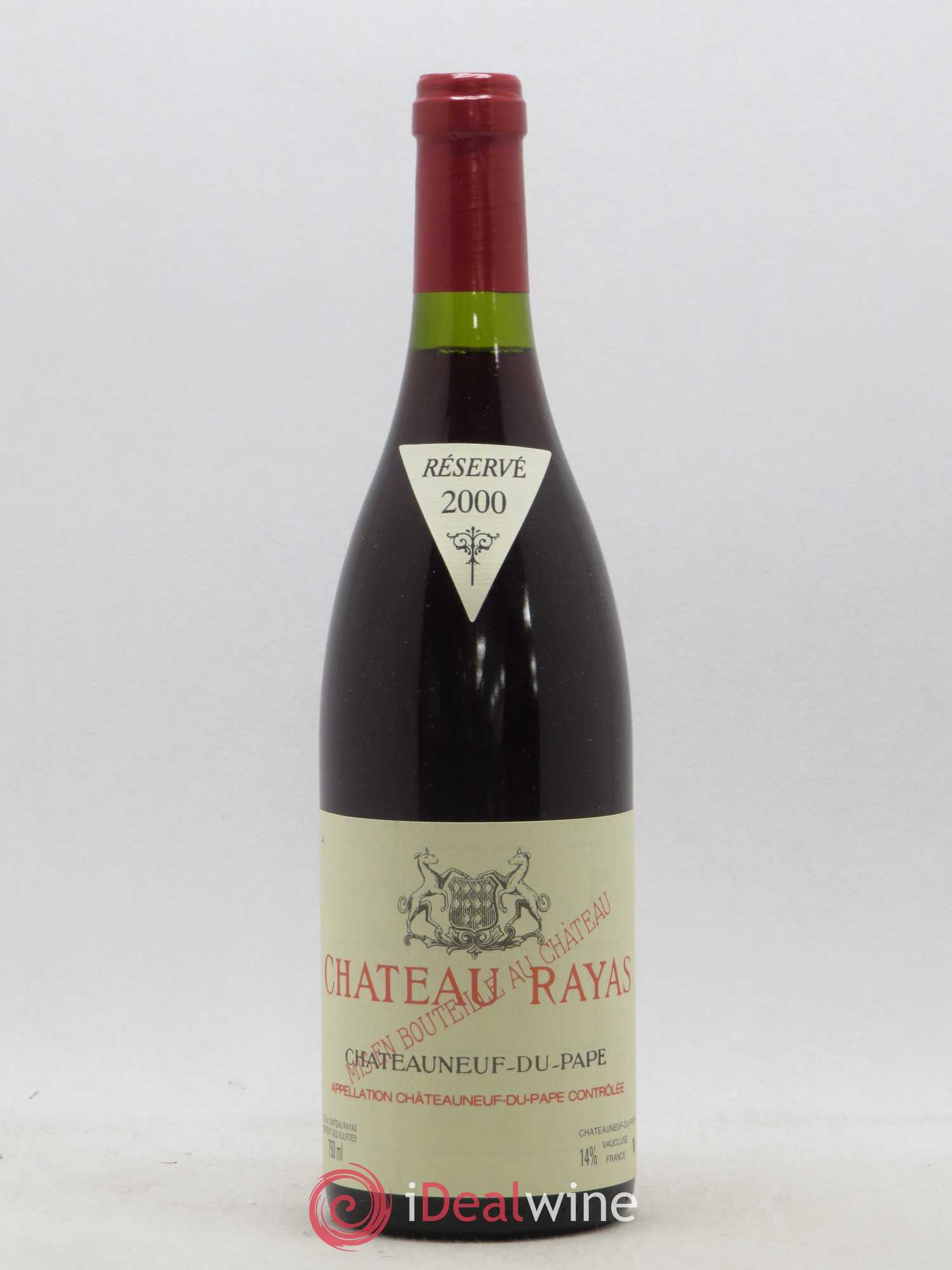 Châteauneuf-du-Pape Château Rayas Emmanuel Reynaud 2000 - Lot de 1 bouteille - 0