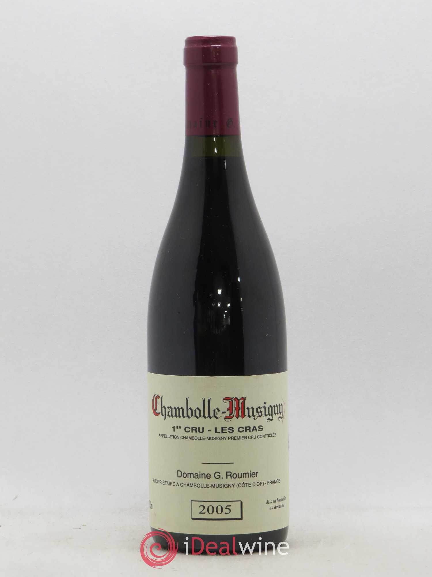 Chambolle-Musigny 1er Cru Les Cras Georges Roumier (Domaine) 2005 - Lot de 1 bouteille - 0