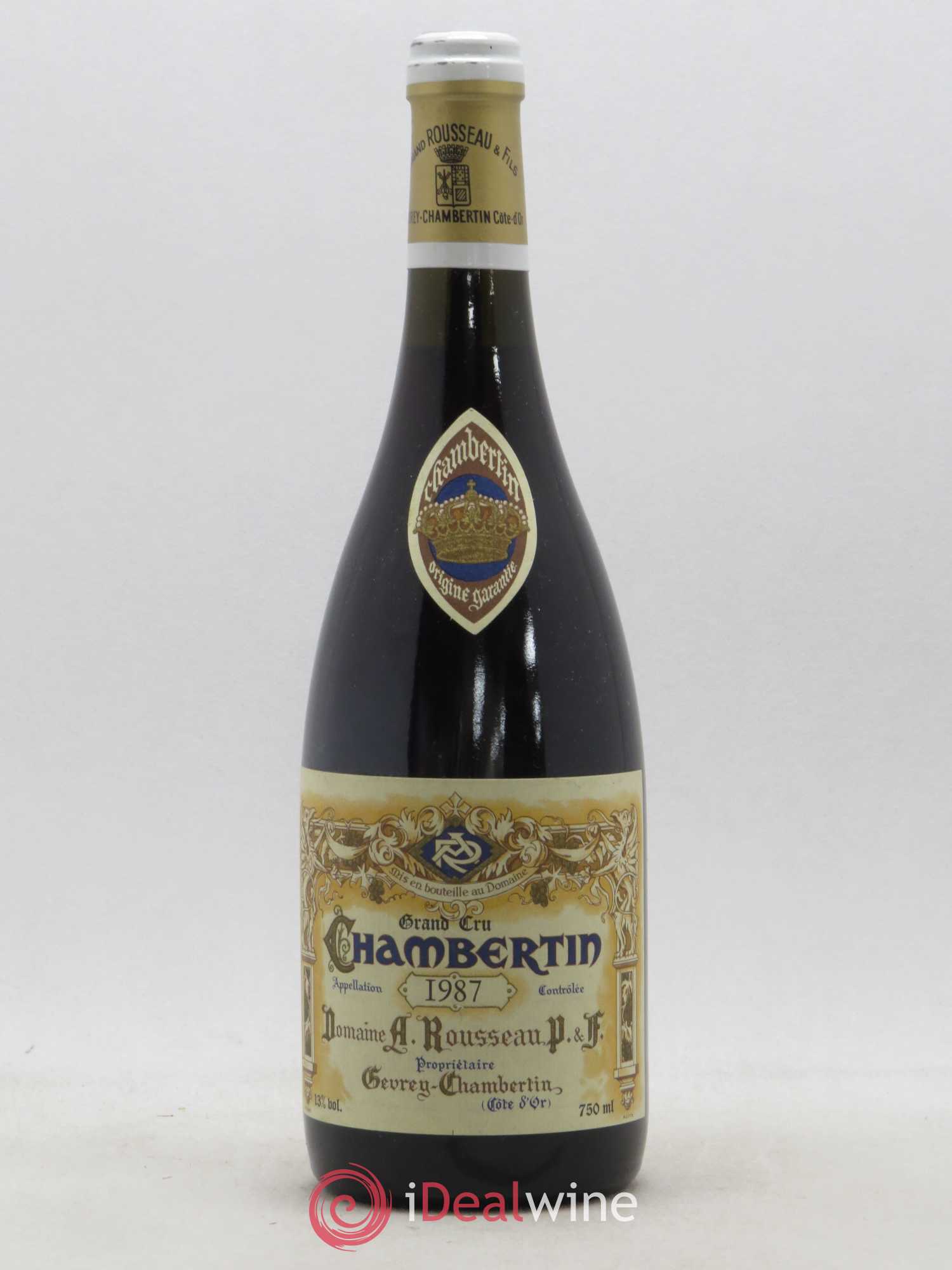 Chambertin Grand Cru Armand Rousseau (Domaine) 1987 - Lot de 1 bouteille - 0