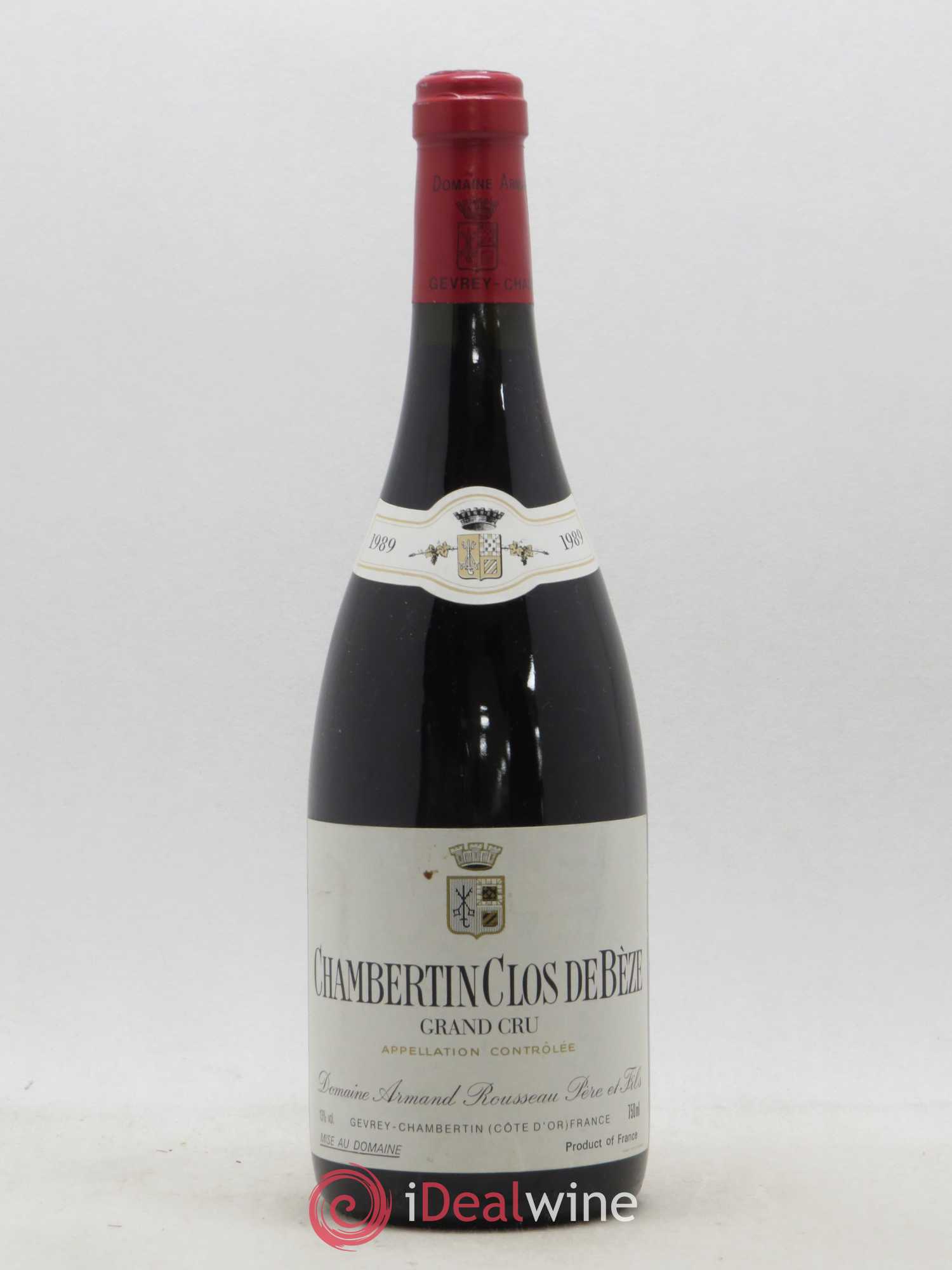 Chambertin Clos de Bèze Grand Cru Armand Rousseau (Domaine) 1989 - Lot de 1 bouteille - 0