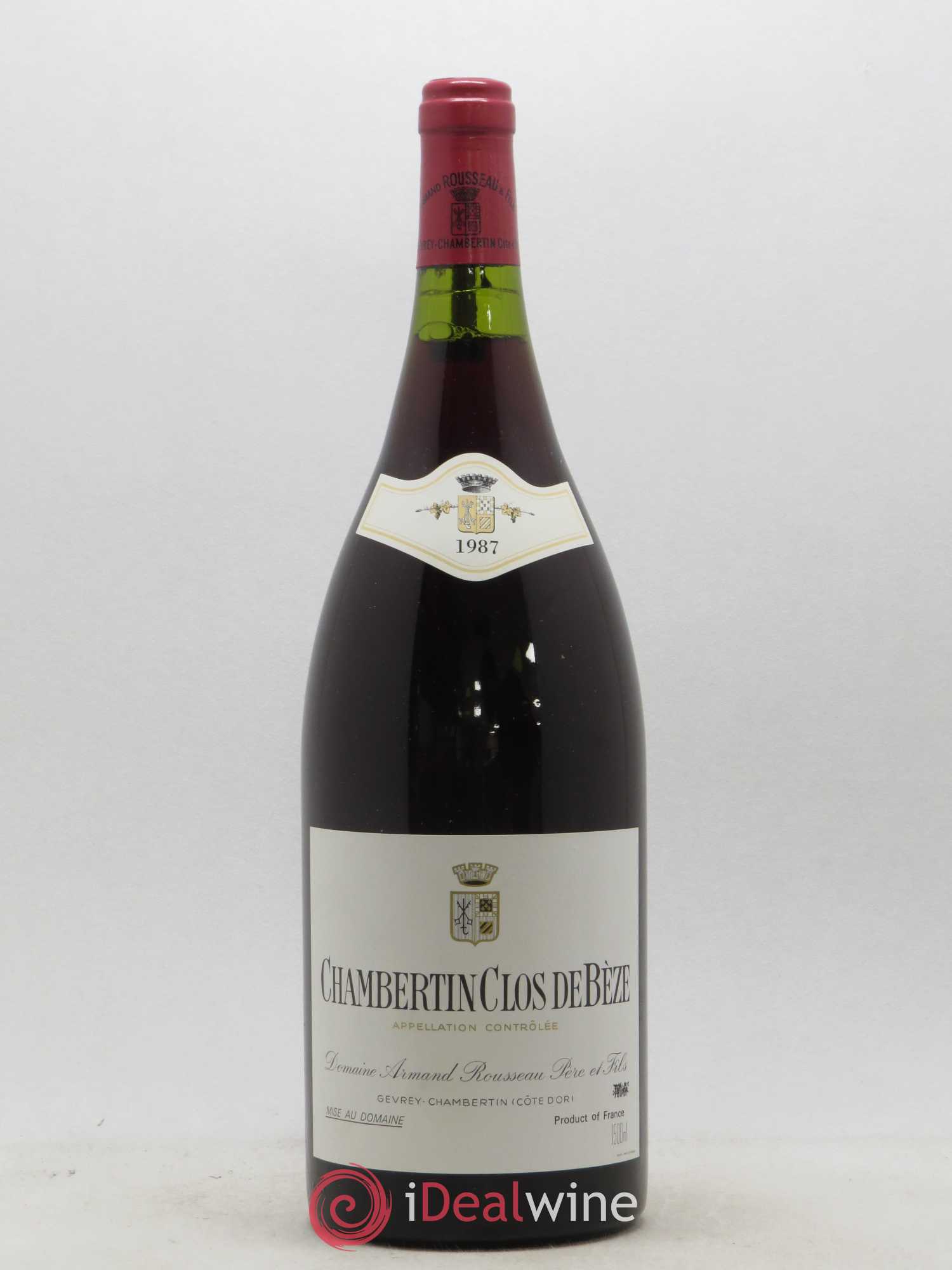Chambertin Clos de Bèze Grand Cru Armand Rousseau (Domaine) 1987 - Lot de 1 magnum - 0