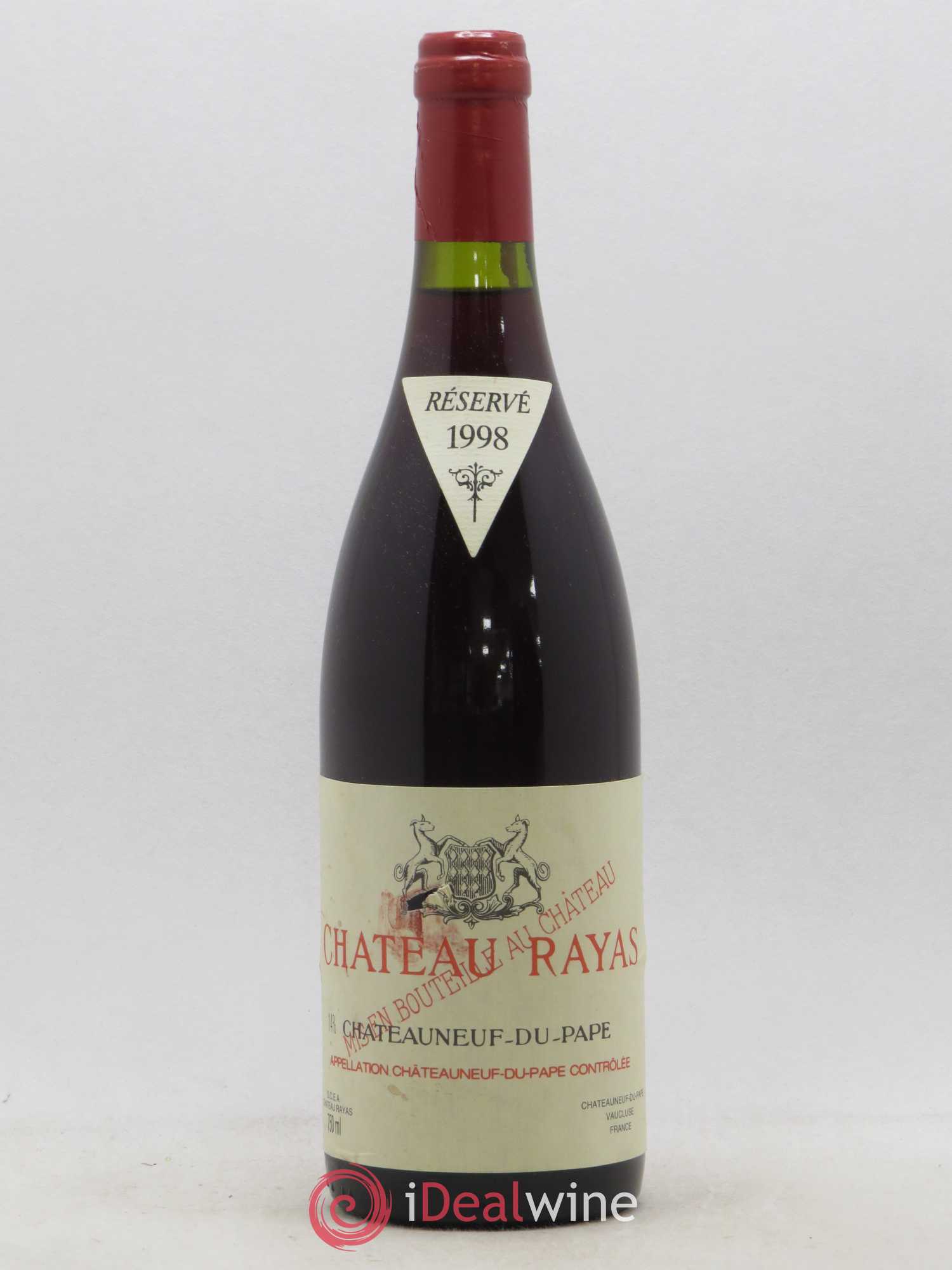 Châteauneuf-du-Pape Château Rayas Emmanuel Reynaud 1998 - Lot de 1 bouteille - 0