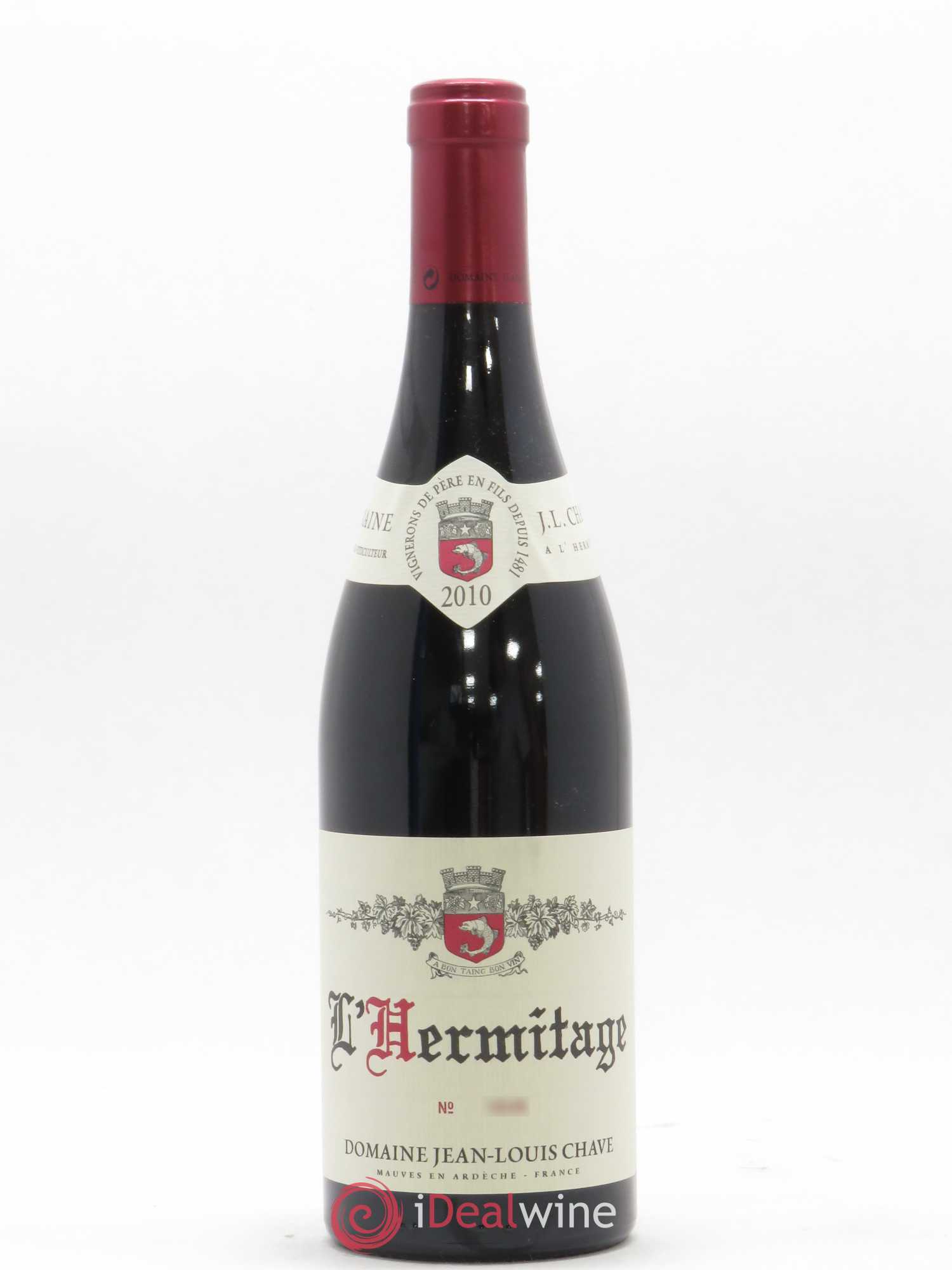 Hermitage Jean-Louis Chave 2010 - Lot de 1 bouteille - 0