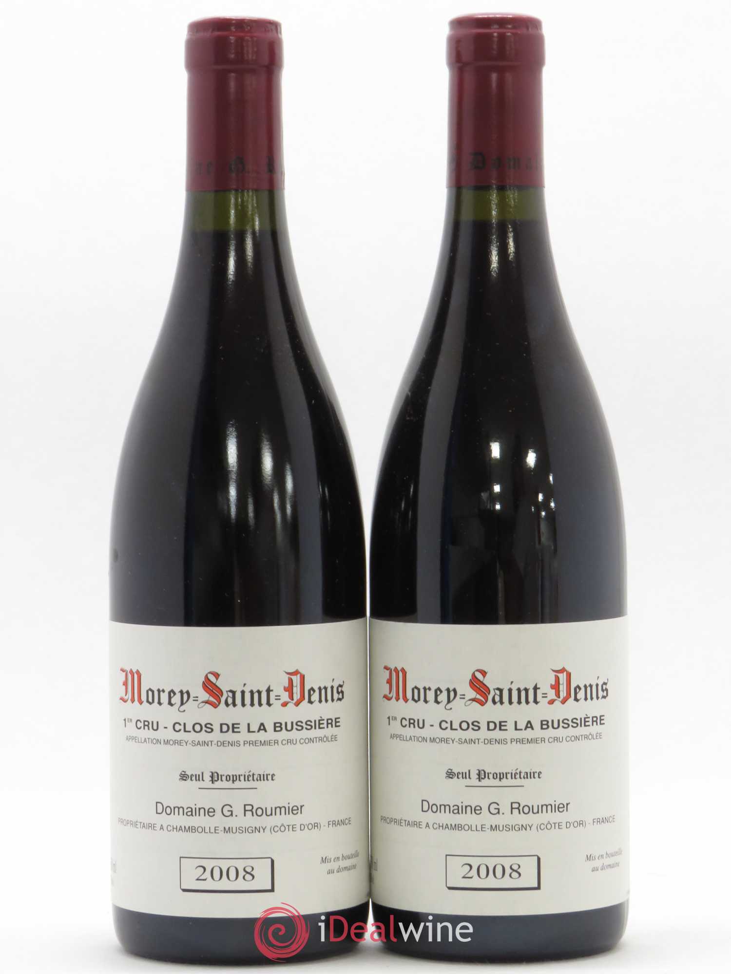 Morey-Saint-Denis 1er Cru Clos de la Bussière Georges Roumier (Domaine) 2008 - Lot de 2 bouteilles - 0