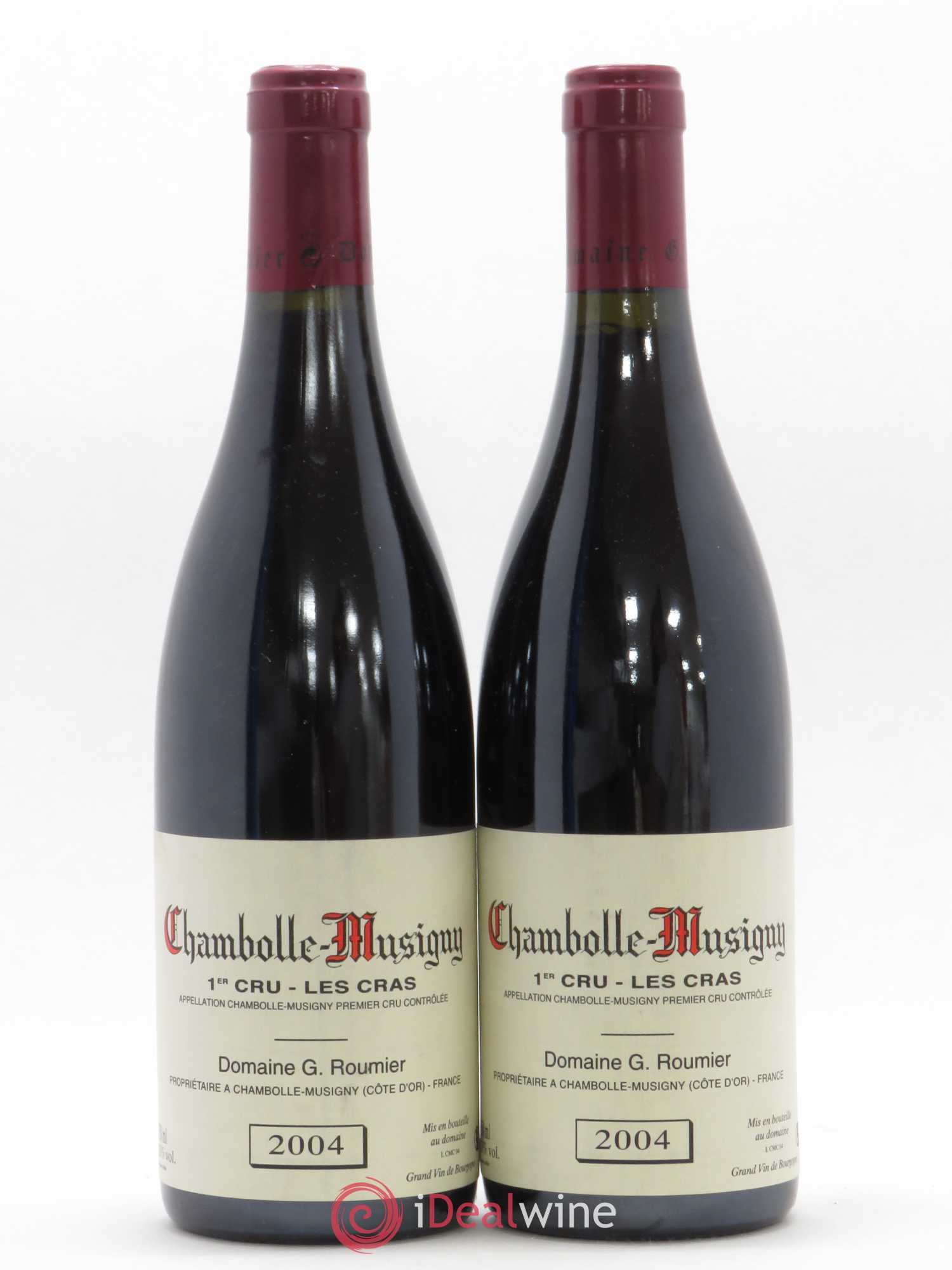 Chambolle-Musigny 1er Cru Les Cras Georges Roumier (Domaine) 2004 - Lot de 2 bouteilles - 0