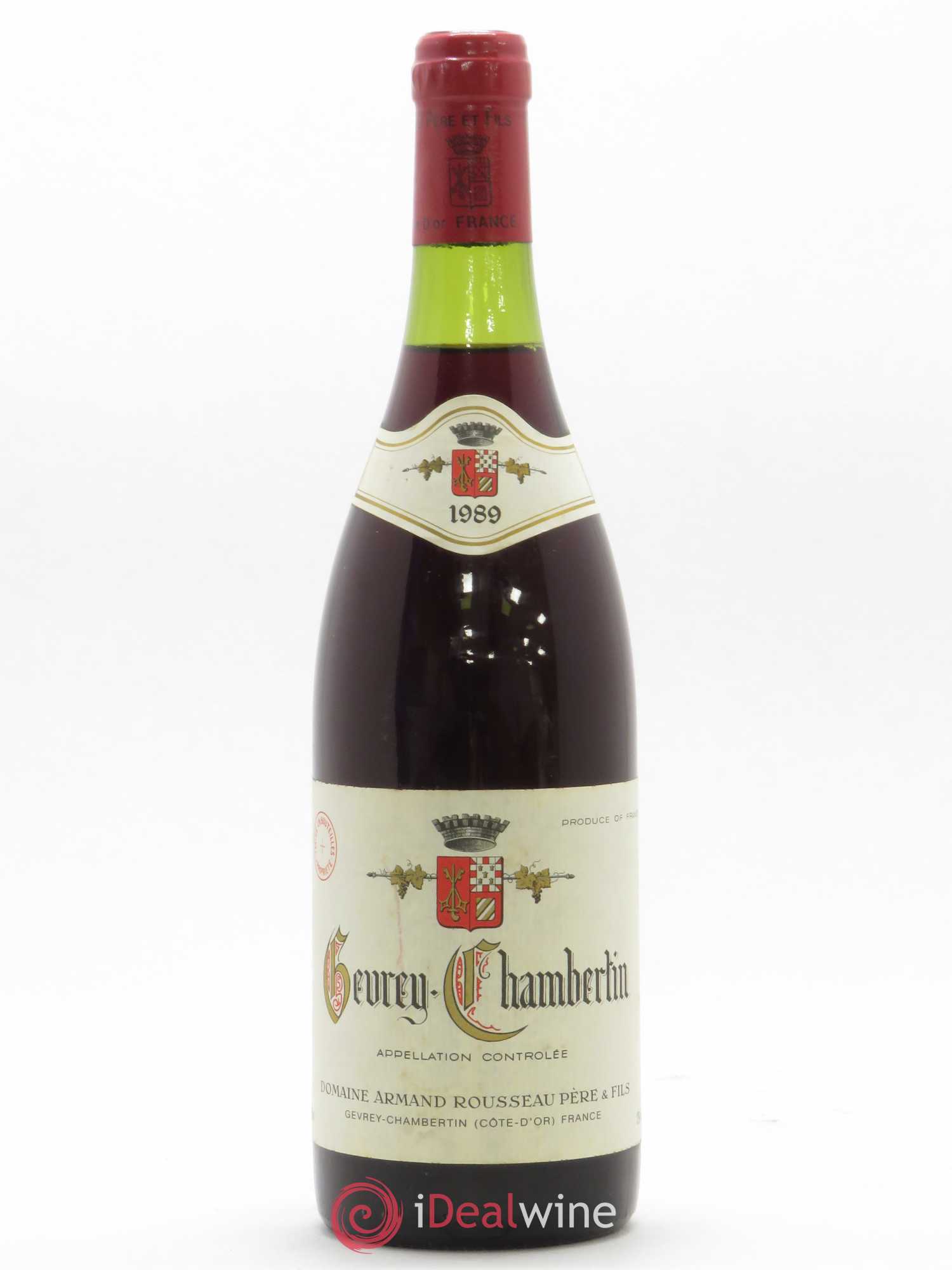 Gevrey-Chambertin Armand Rousseau (Domaine) 1989 - Lot de 1 bouteille - 0