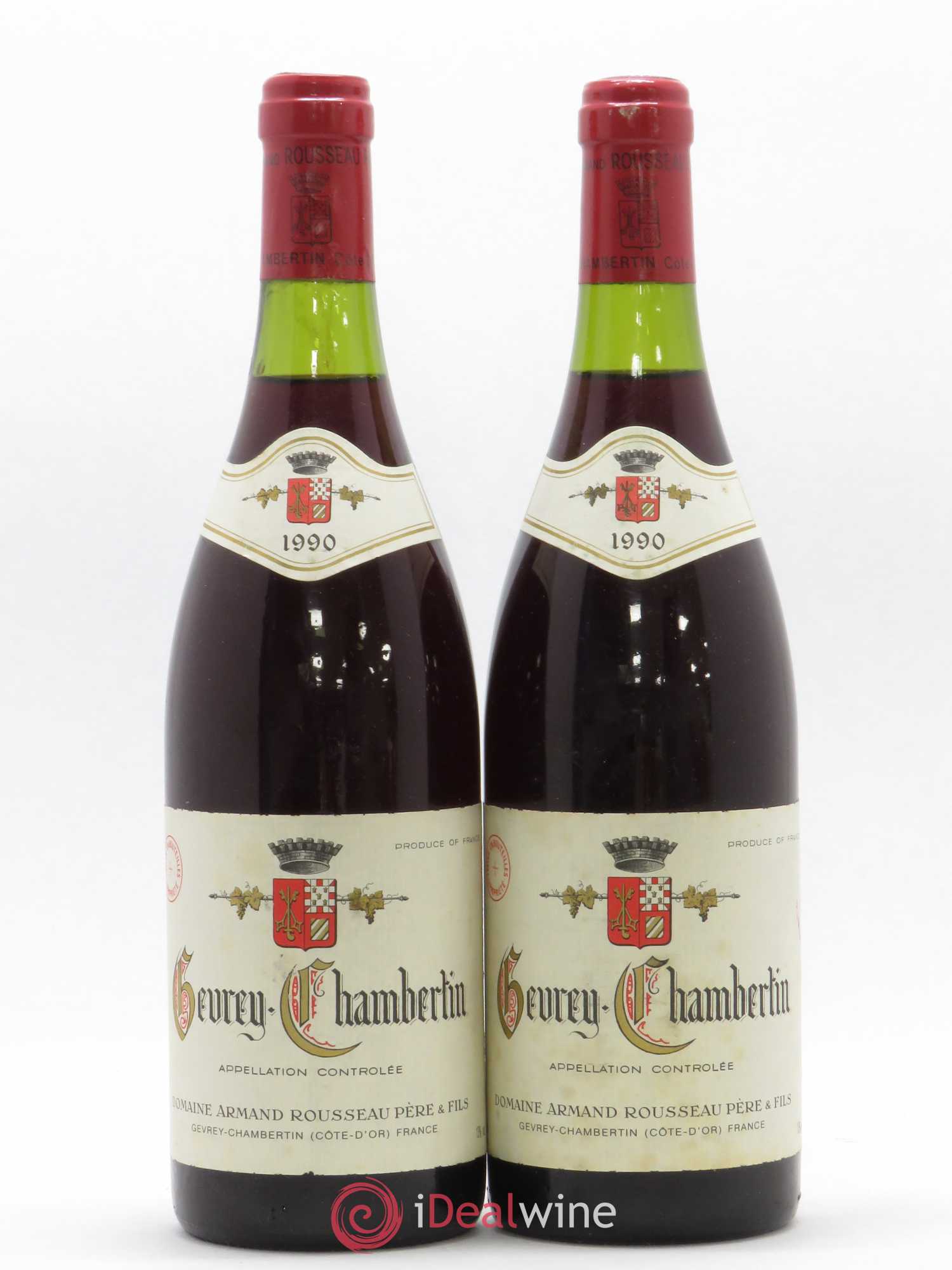 Gevrey-Chambertin Armand Rousseau (Domaine) 1990 - Lot de 2 bouteilles - 0