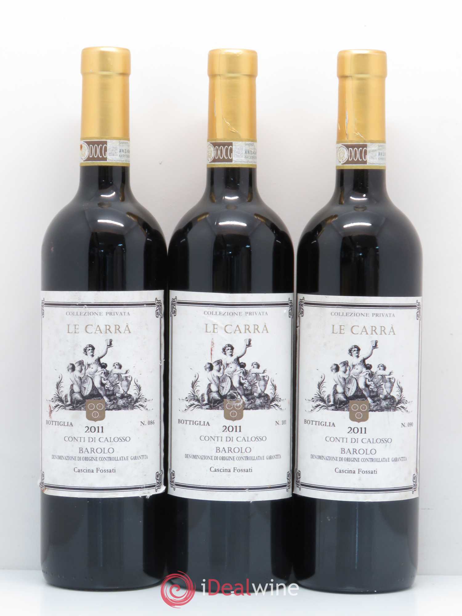 Barolo Le Carrà Conti di Calosso Cascina Fossati 2011 - Posten von 6 Flaschen - 1