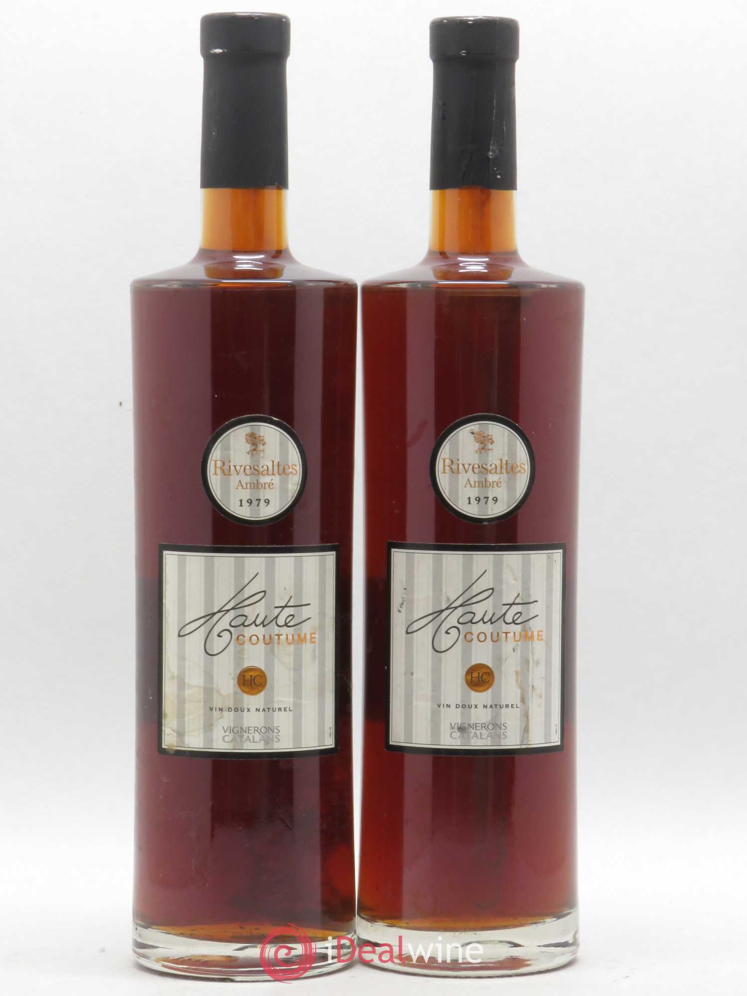 Rivesaltes Haute Couture Vignerons Catalans 1979 - Posten von 2 Flaschen - 0