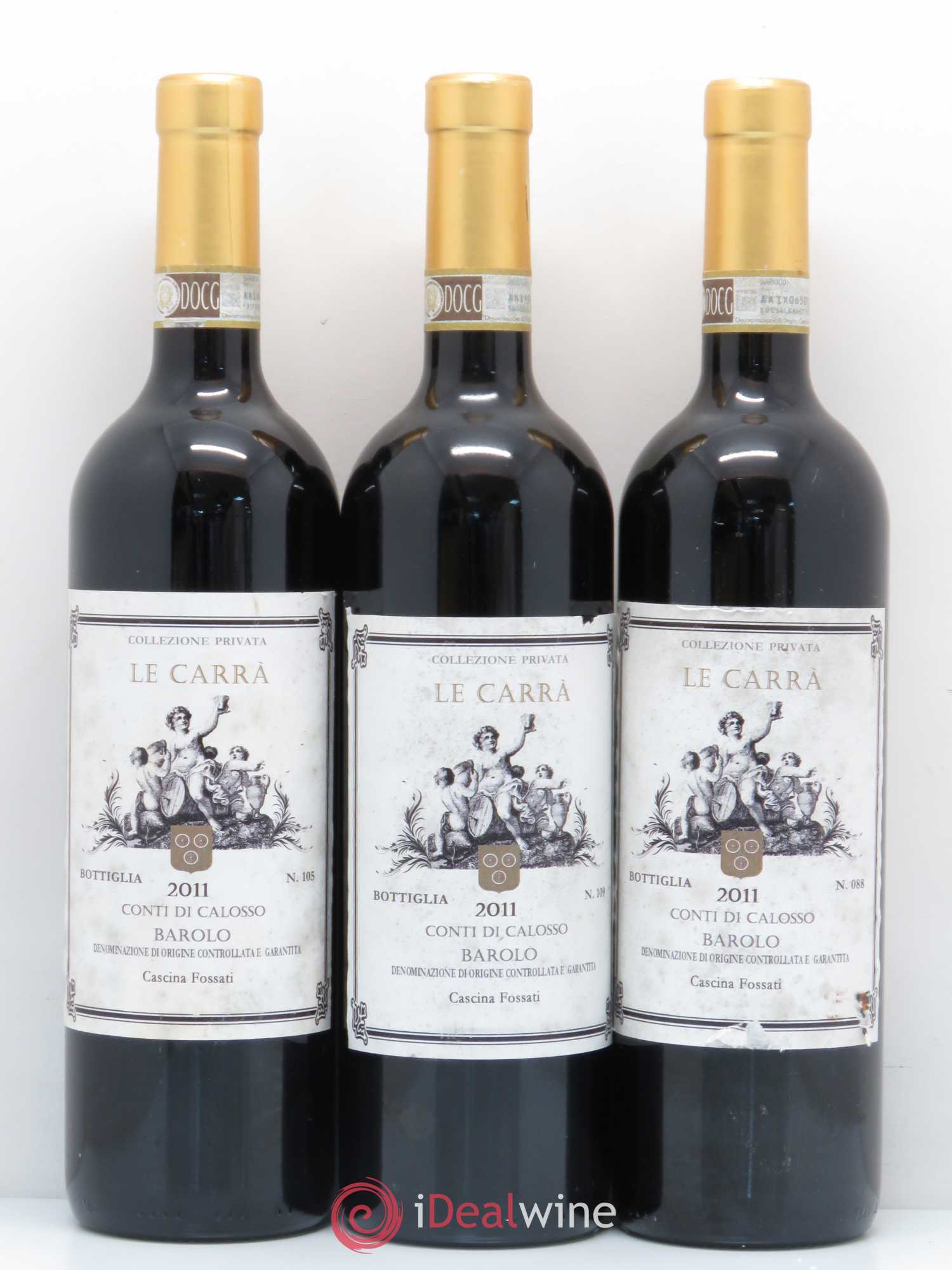 Barolo DOCG Le Carrà Conti di Calosso Cascina Fossati 2011 - Lotto di 6 bottiglie - 2