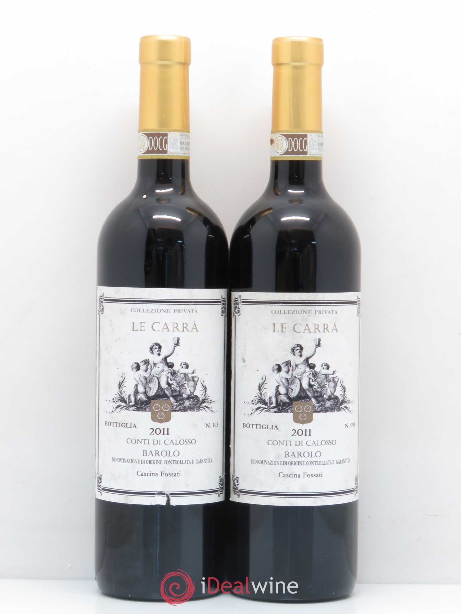 Barolo Le Carrà Conti di Calosso Cascina Fossati 2011 - Posten von 2 Flaschen - 0