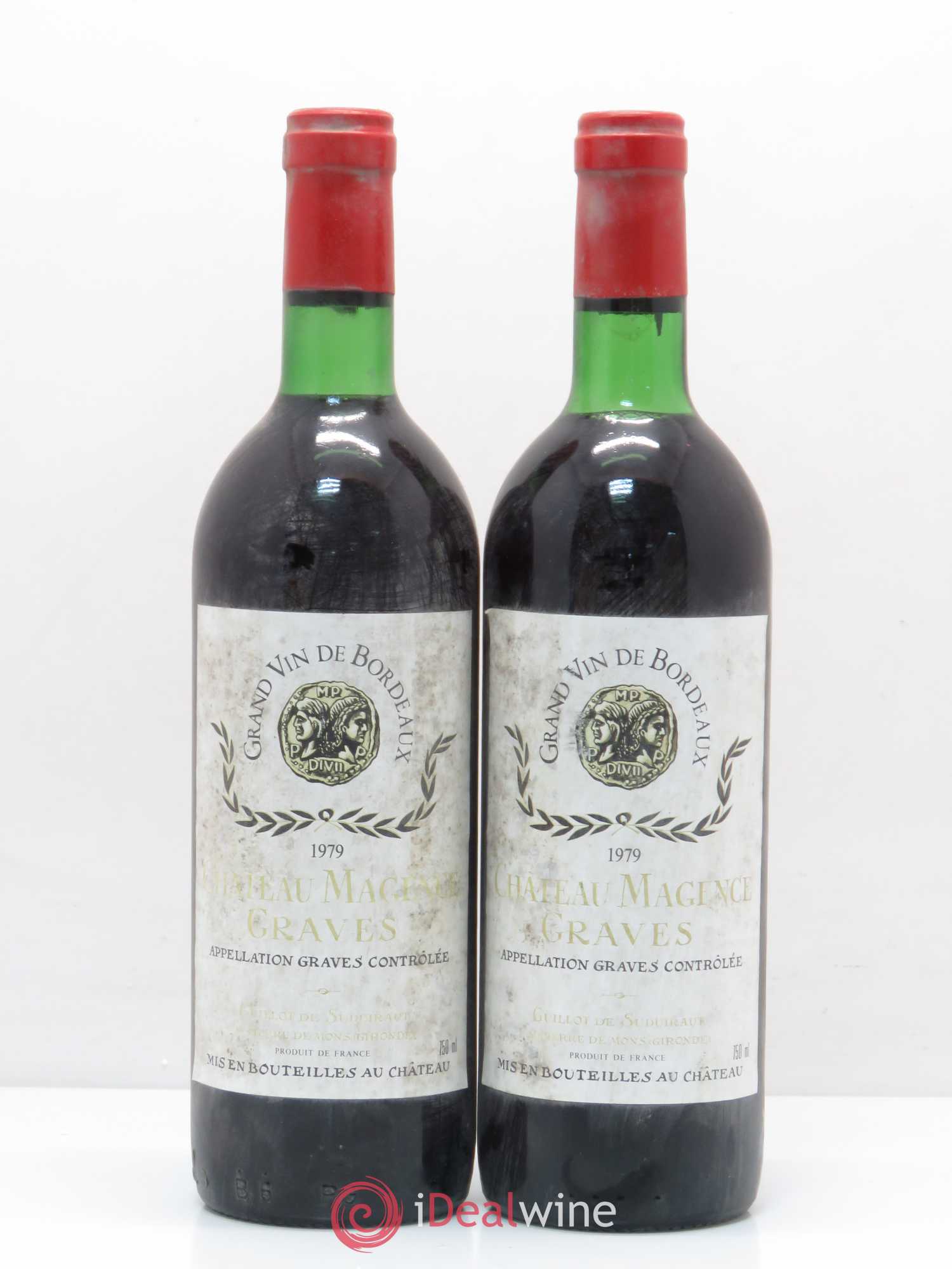 Château Magence (sans prix de réserve) 1979 - Lot de 2 bouteilles - 0
