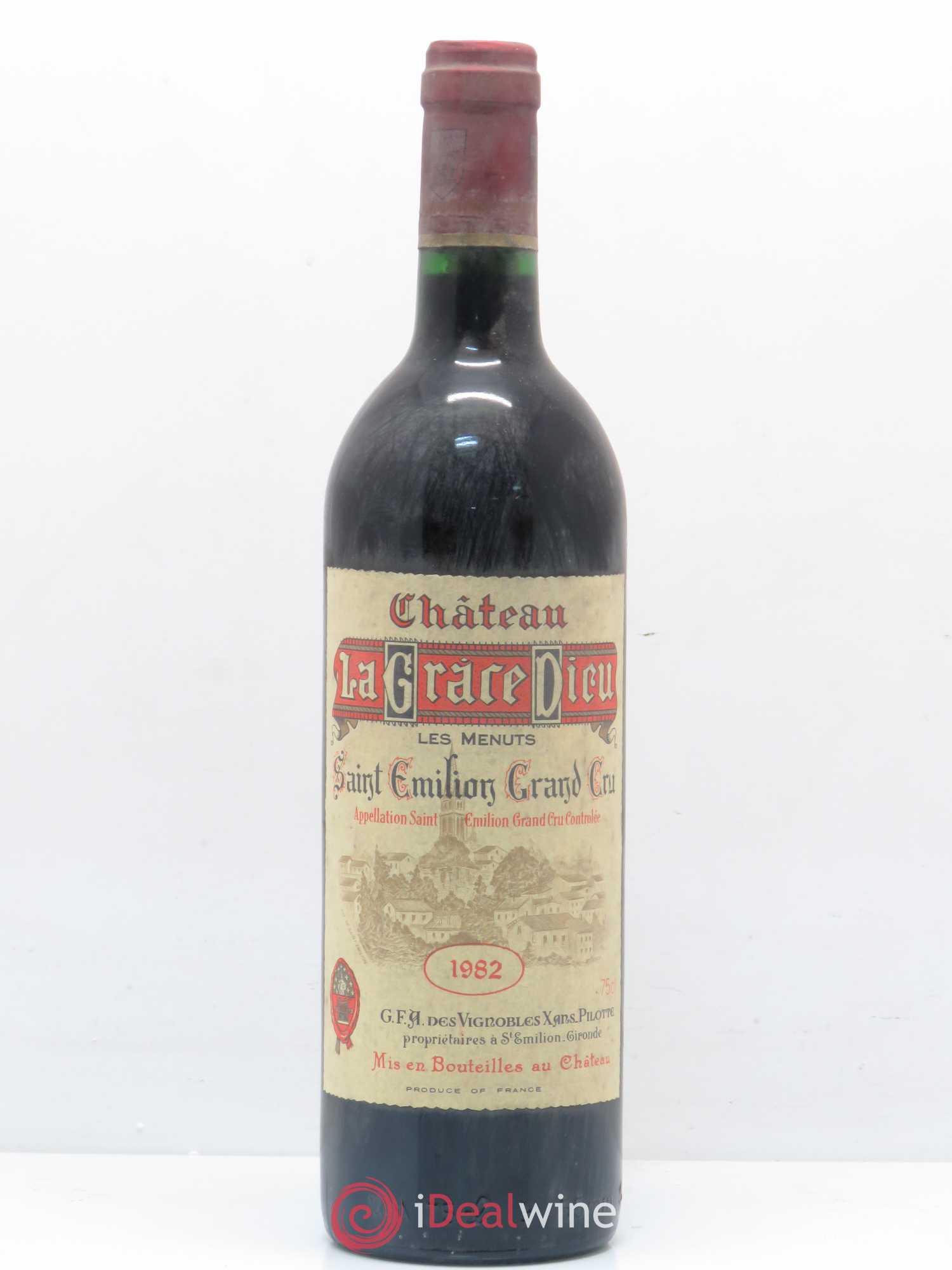 Château la Grâce Dieu les Menuts (sans prix de réserve) 1982 - Lot de 1 bouteille - 0
