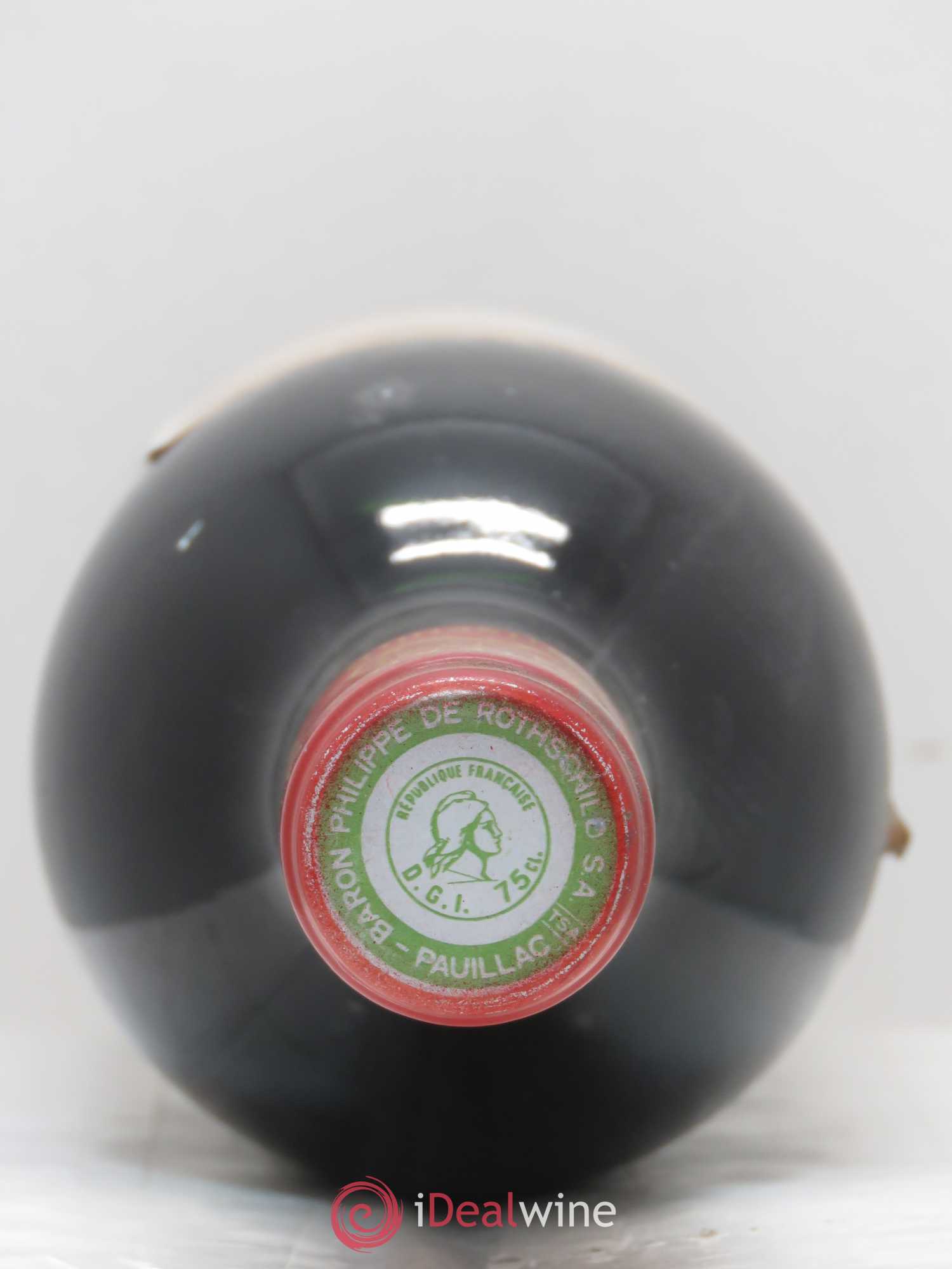 Château Mouton Rothschild 1er Grand Cru Classé 1987 - Lot de 1 bouteille - 1