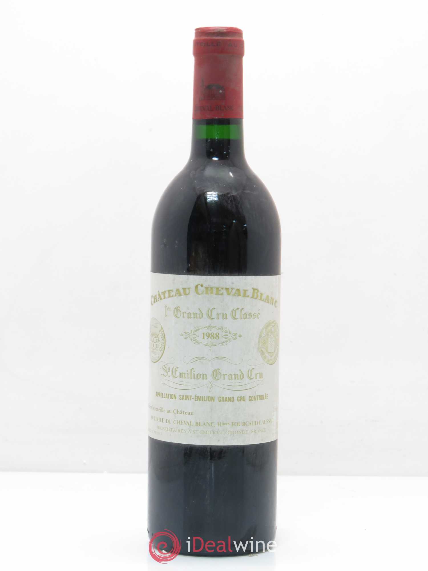 Château Cheval Blanc 1er Grand Cru Classé A 1988 - Lot de 1 bouteille - 0