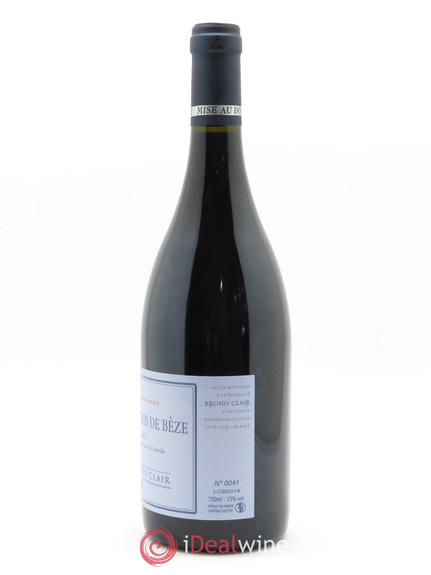 Chambertin Clos de Bèze Grand Cru Bruno Clair (Domaine) 2018 - Lot de 1 bouteille - 1