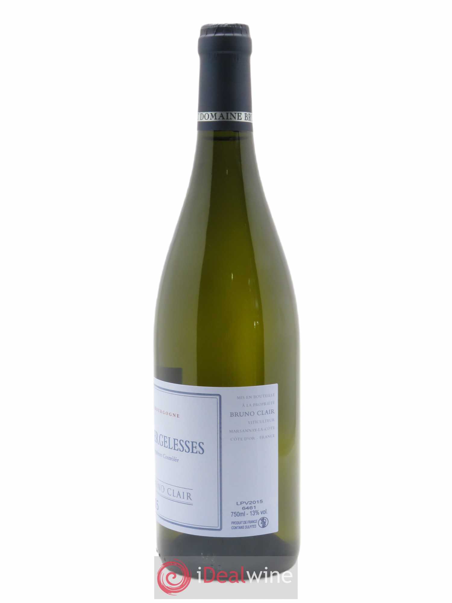 Pernand-Vergelesses Bruno Clair (Domaine) 2015 - Lot de 1 bouteille - 1