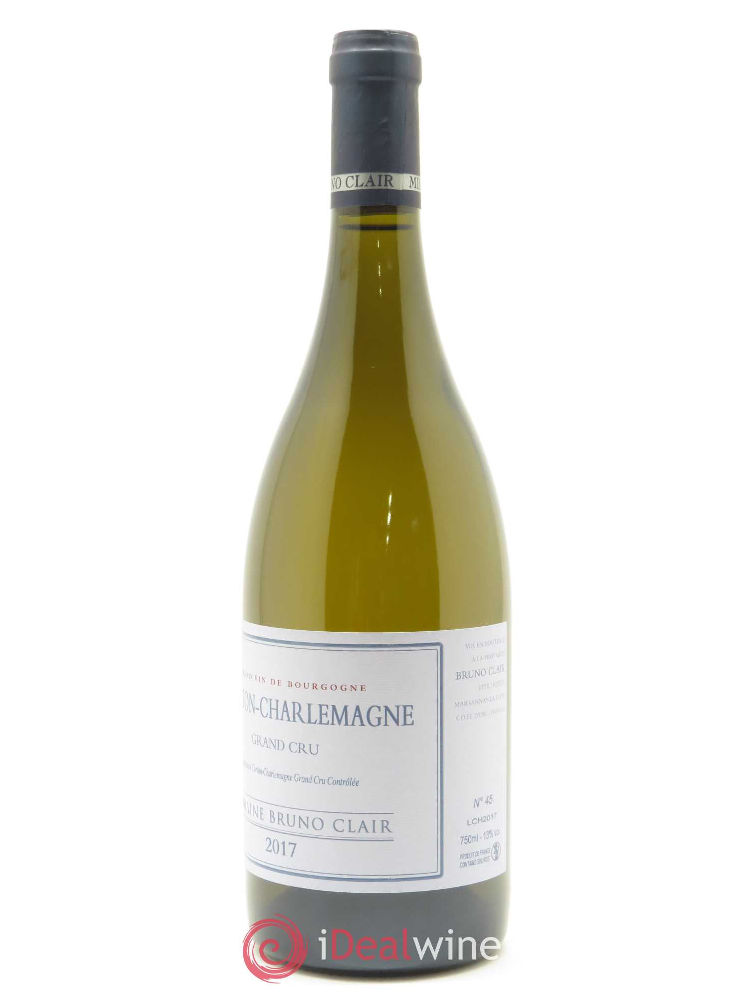 Corton-Charlemagne Grand Cru Bruno Clair (Domaine) 2017 - Lot de 1 bouteille - 1