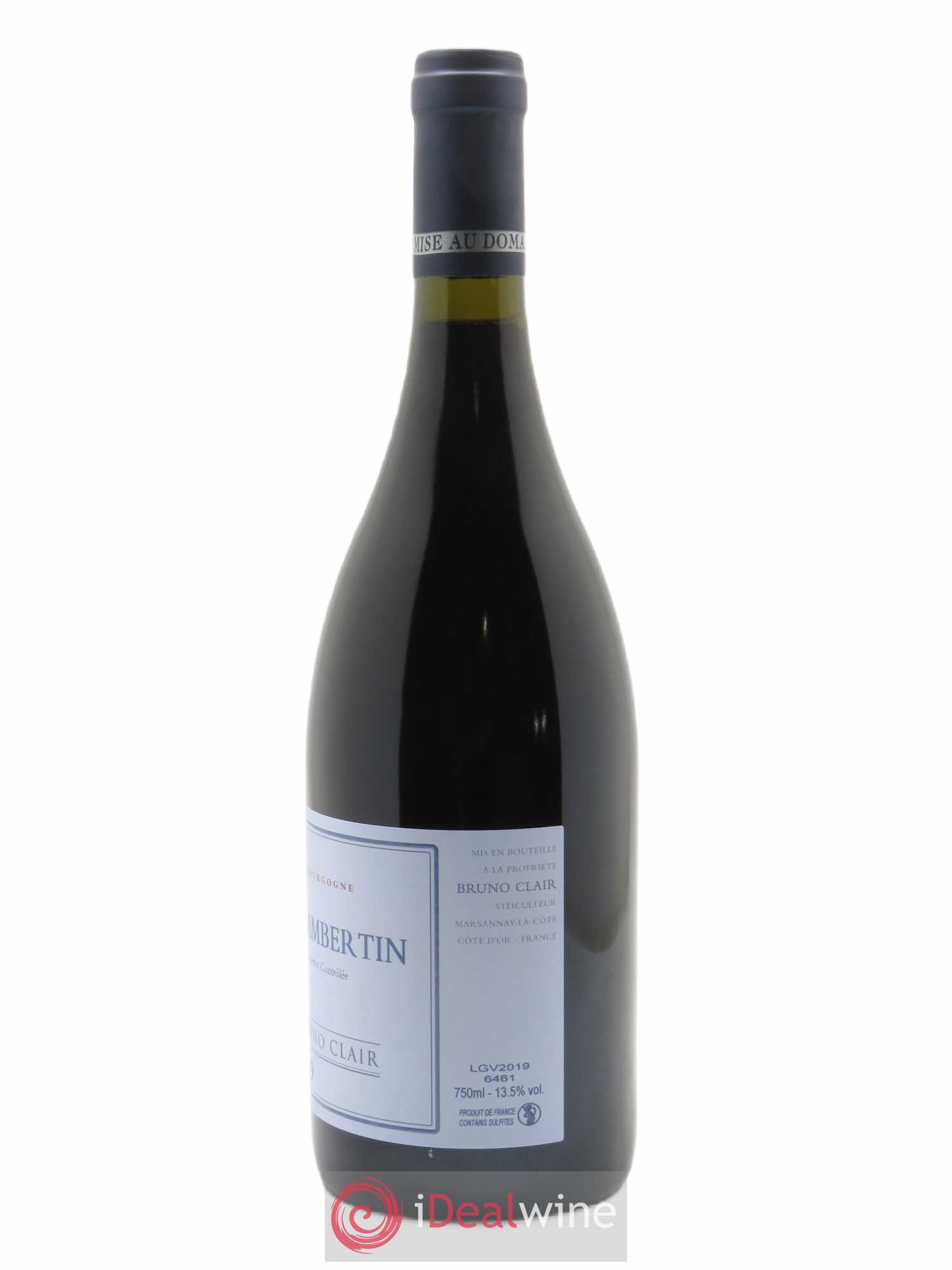 Gevrey-Chambertin Bruno Clair (Domaine) 2019 - Lot de 1 bouteille - 1