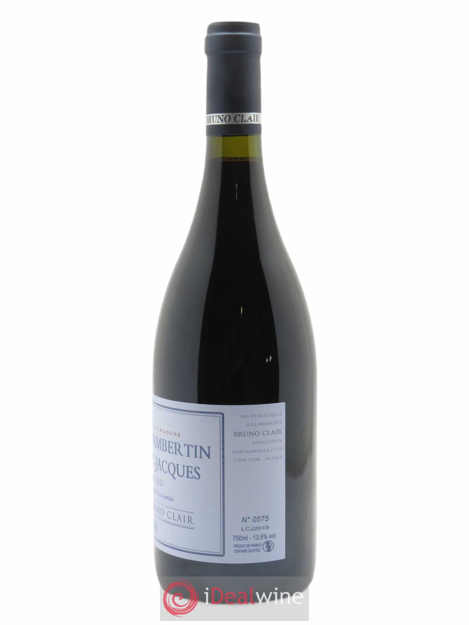 Gevrey-Chambertin 1er Cru Clos Saint-Jacques Bruno Clair (Domaine) 2019 - Lot de 1 bouteille - 1